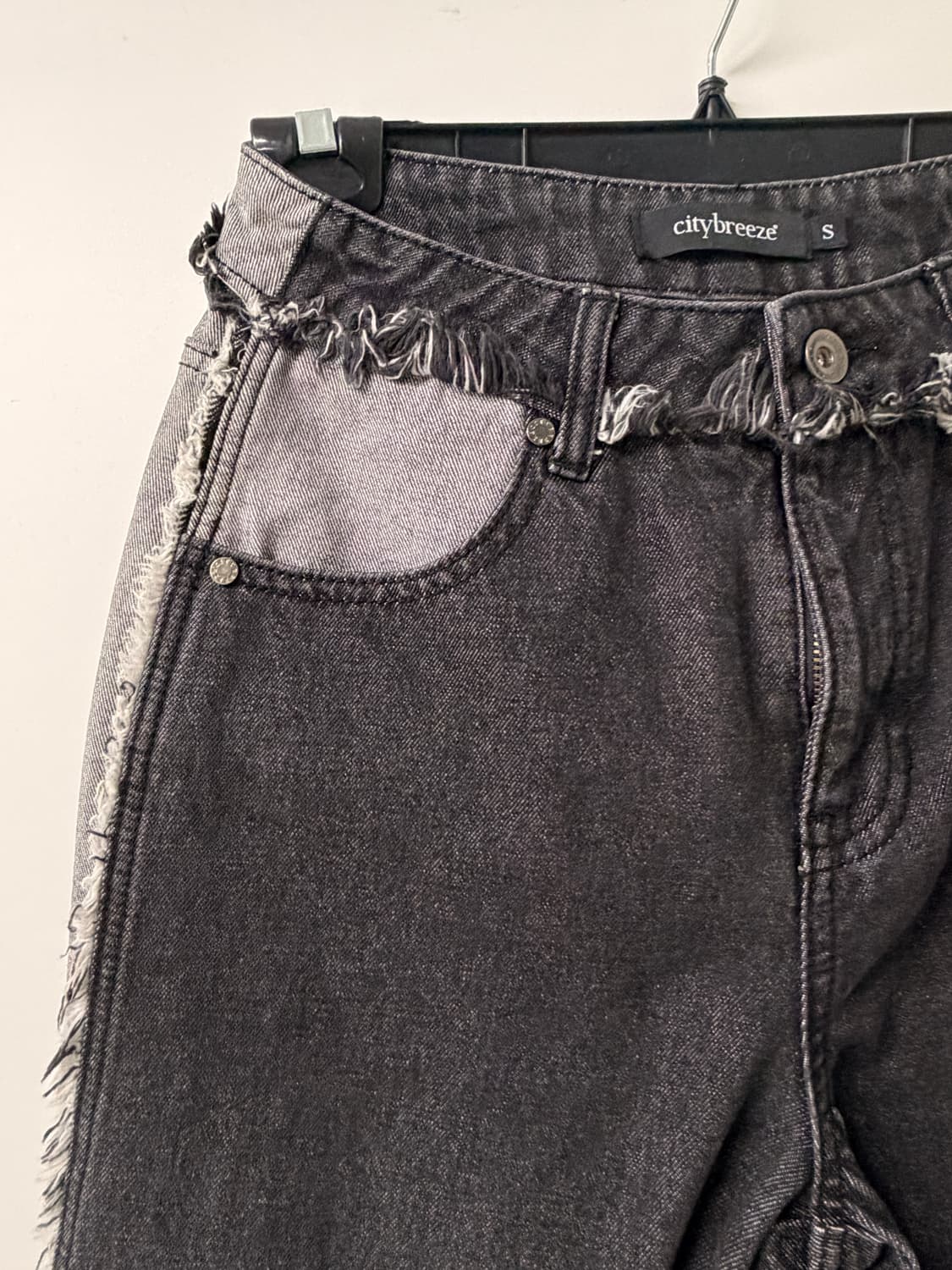 시티브리즈 Citybreeze 배색 데님 팬츠 S (새상품) 상품이미지3