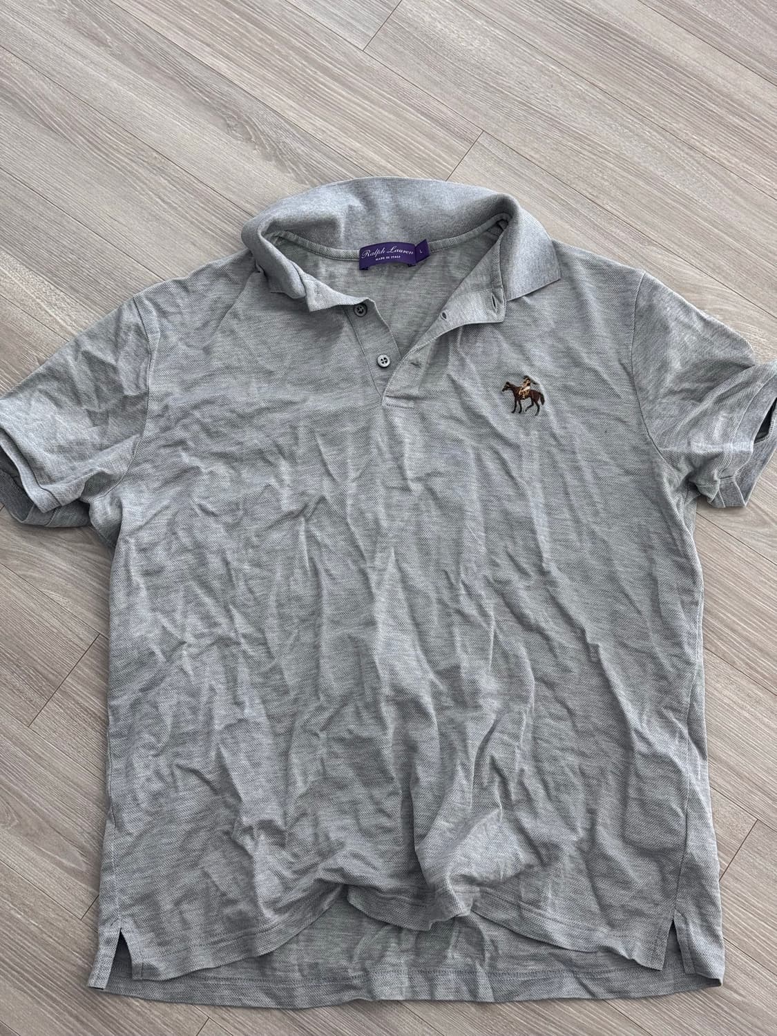 랄프로렌 퍼플라벨 남성 반팔 카라티 L 상품이미지1