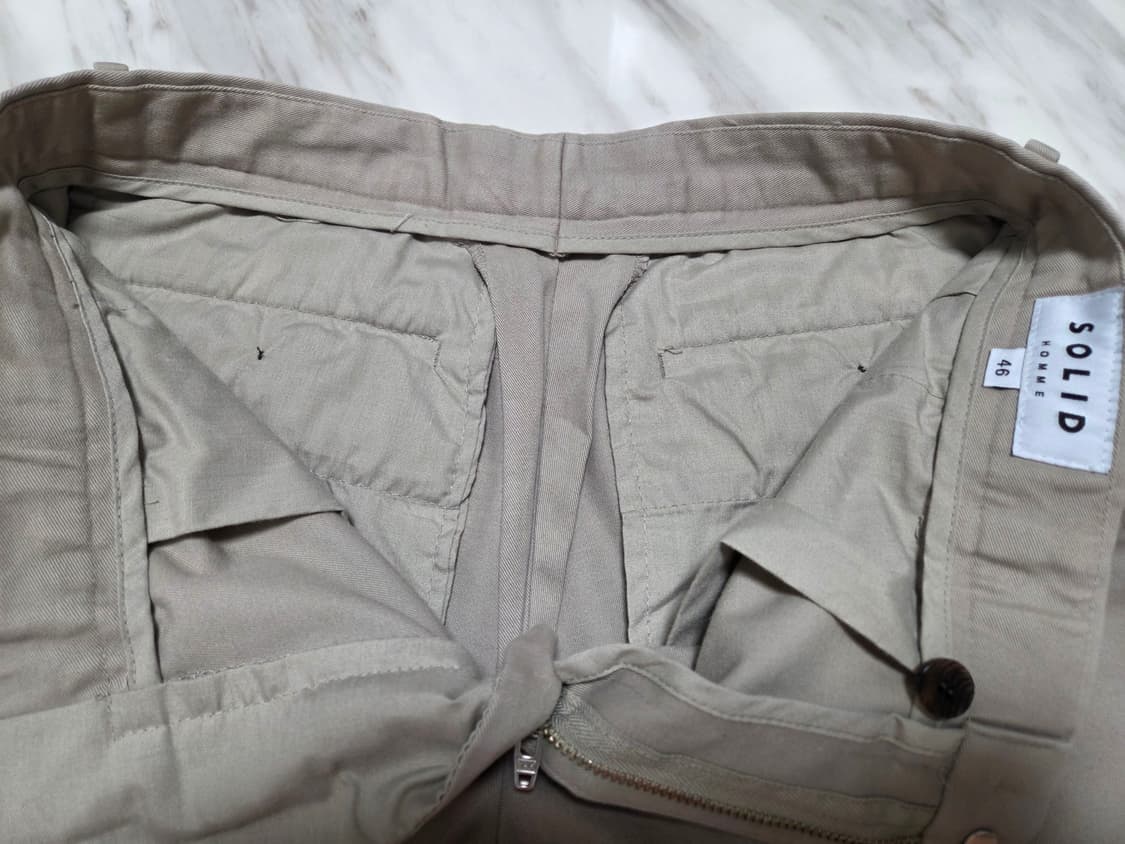 솔리드옴므 베이지 슬랙스 상품이미지9