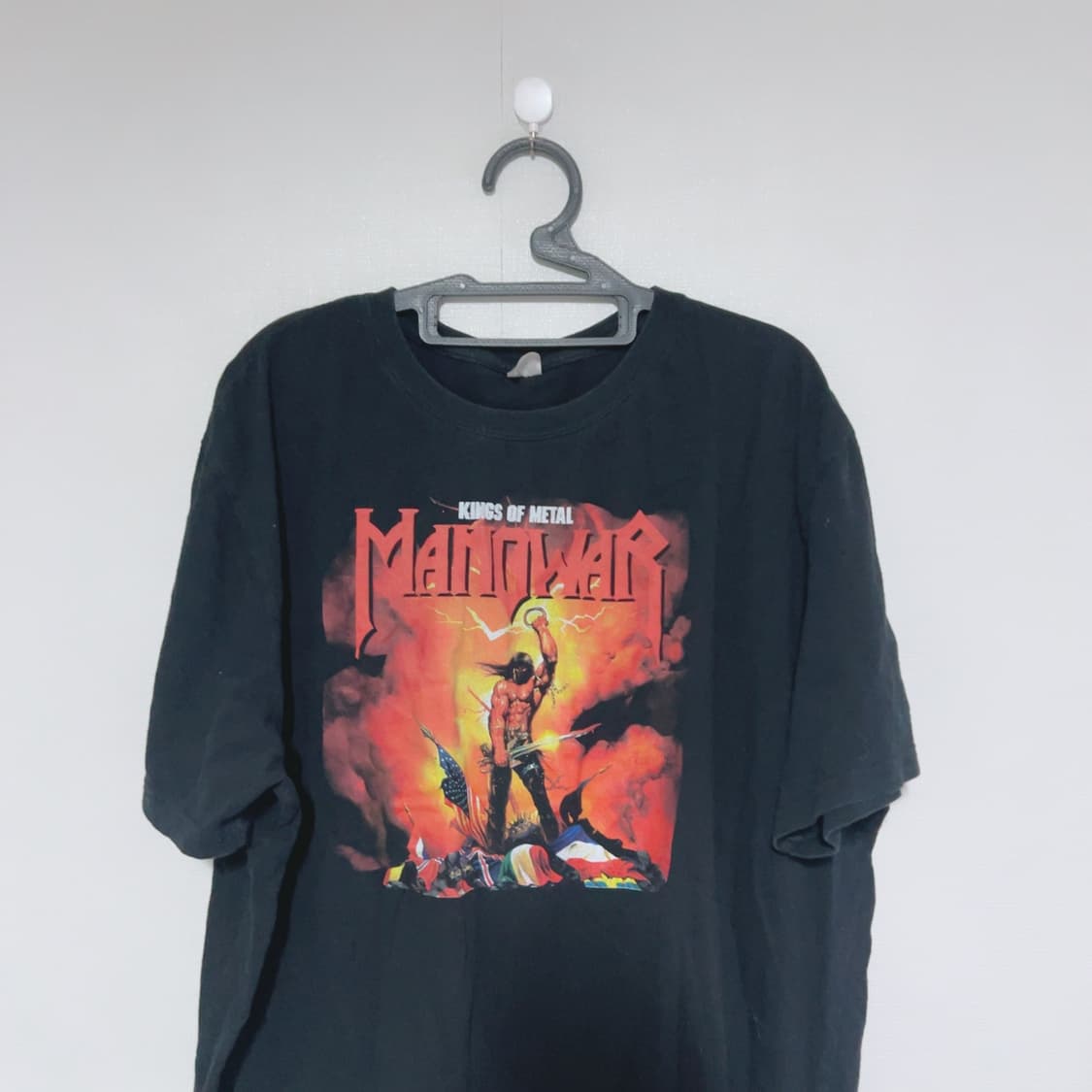 빈티지 올드스쿨 메탈 여름 빅사이즈 공용 락티셔츠 상품이미지2