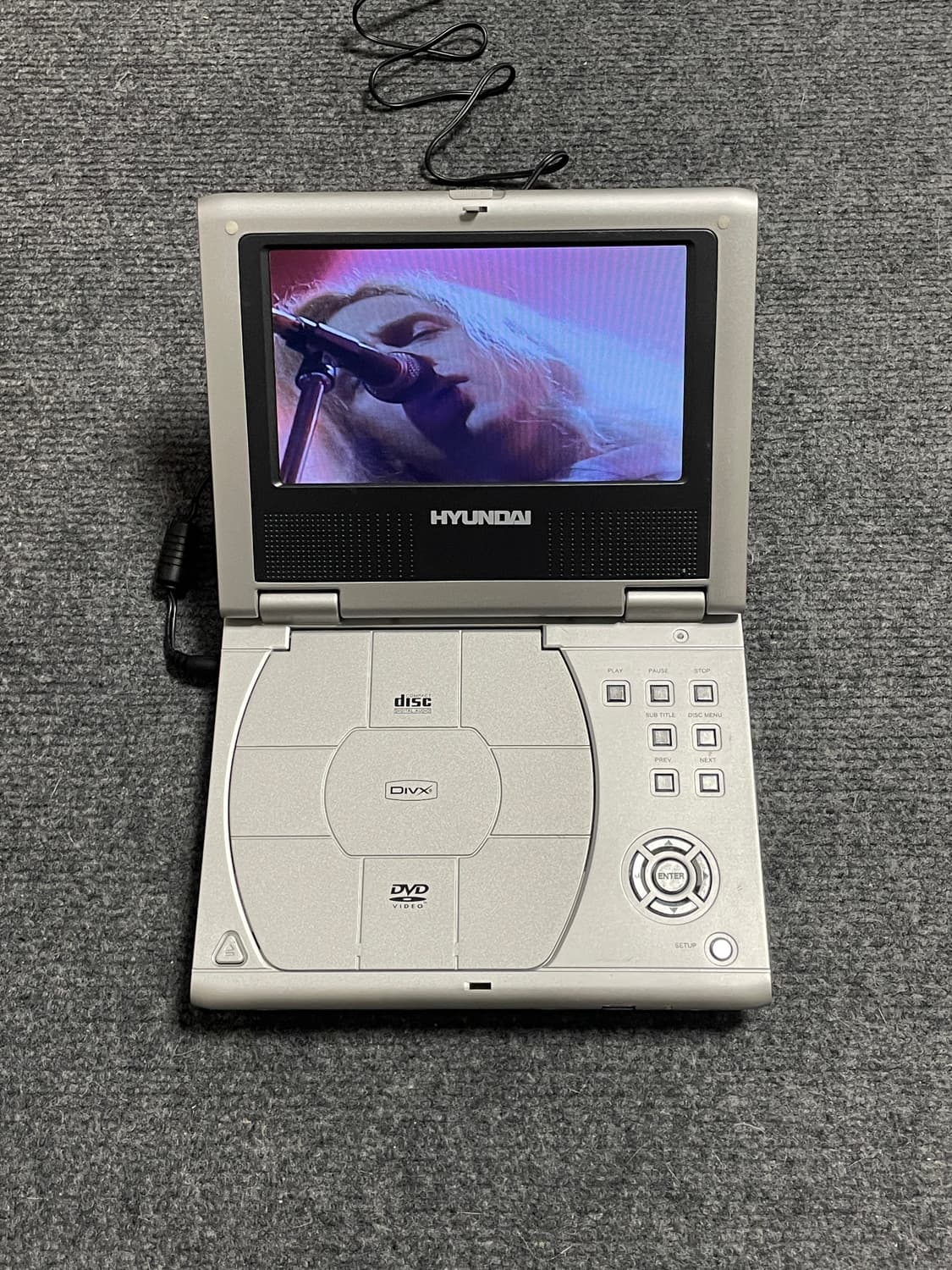 현대 HPD-719 포터블 DVD 플레이어 상품이미지1