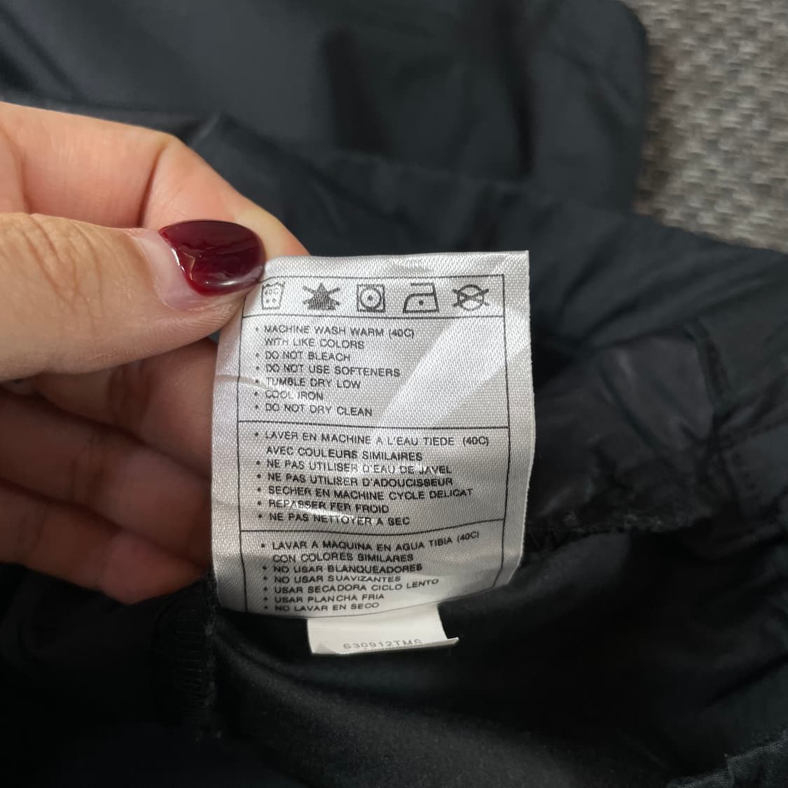 나이키 블랙 나일론 브이넥 웜업 조끼 XL  상품이미지7