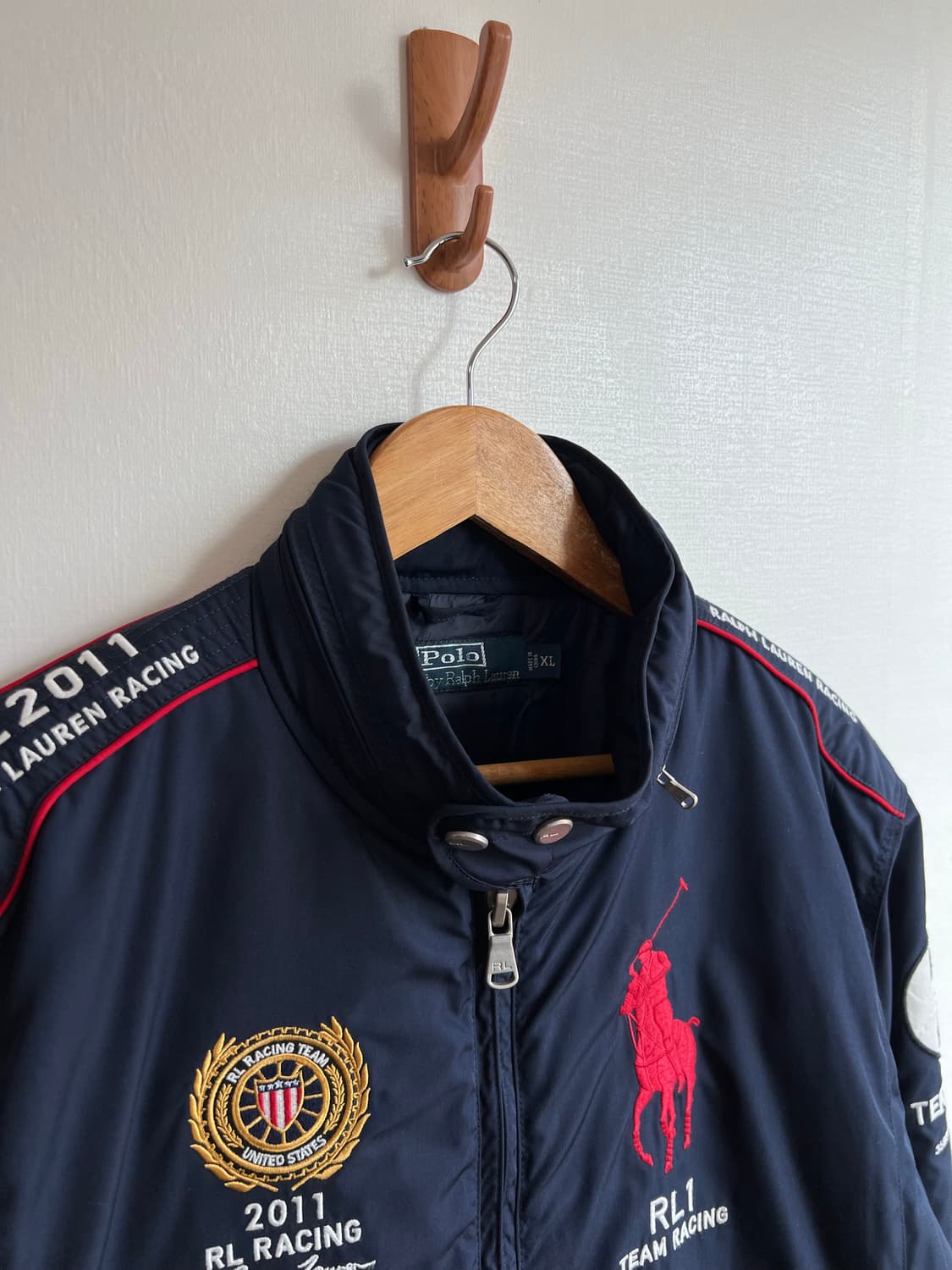 폴로 레이싱 패딩 자켓 상품이미지5