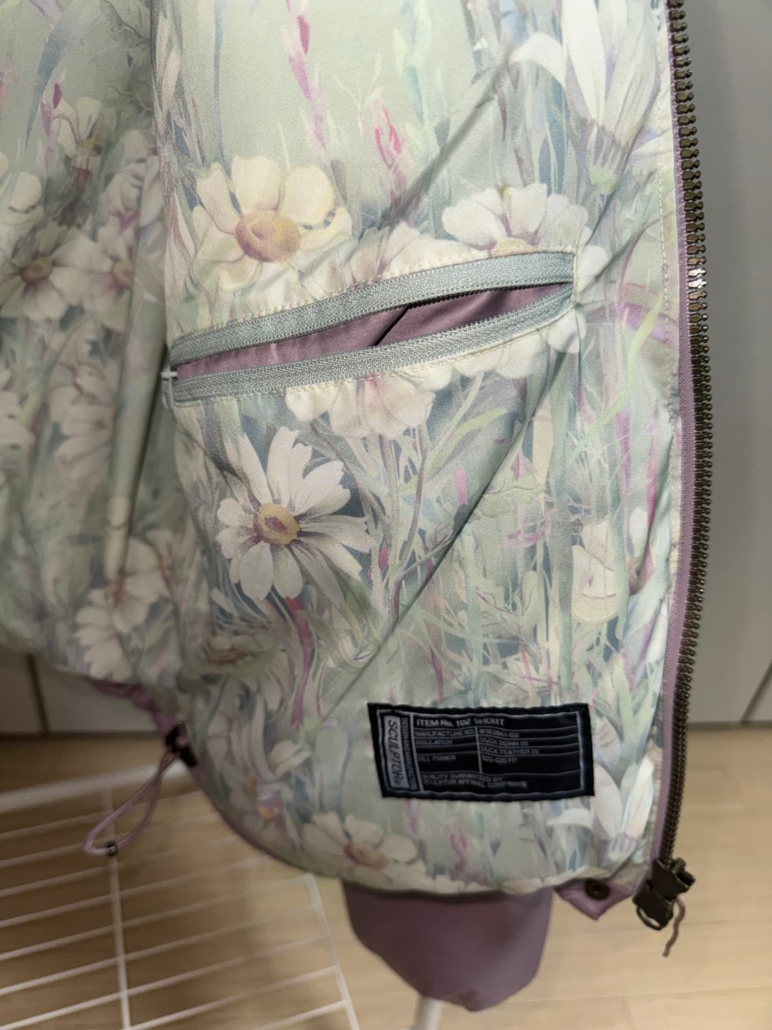 Sculptor 숏푸퍼 다운_mauve컬러 M size 상품이미지4