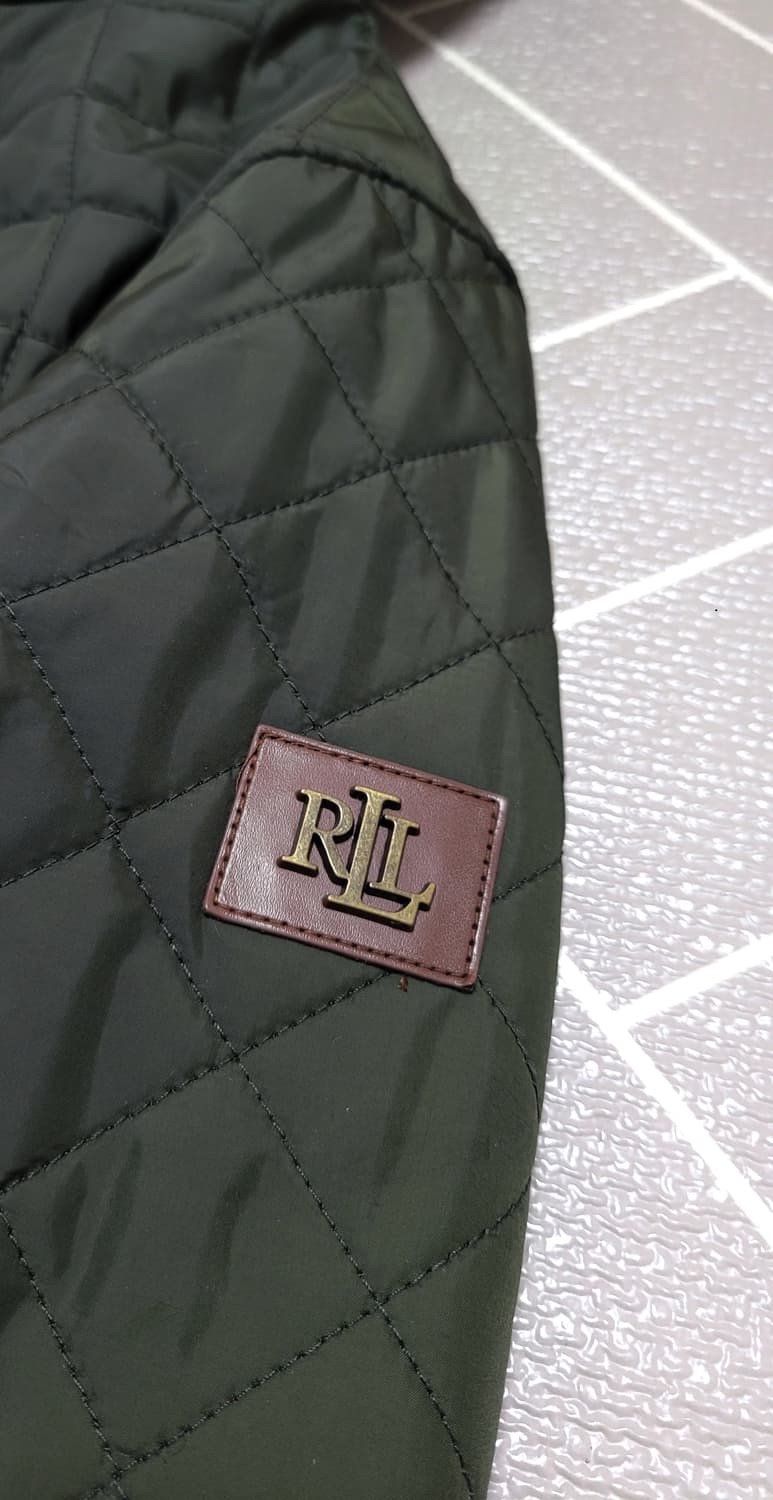 로렌랄프로렌 폭스 스웨이드 트림 퀼팅 코트 점퍼 S 상품이미지7