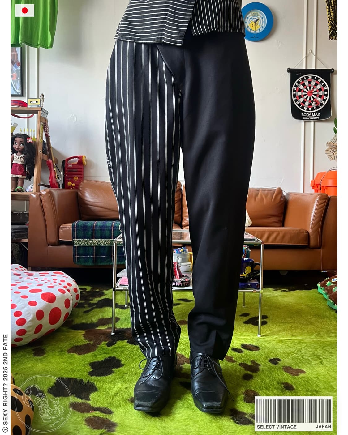 Japanese Vintage Unbalance Gothic Pants 상품이미지1