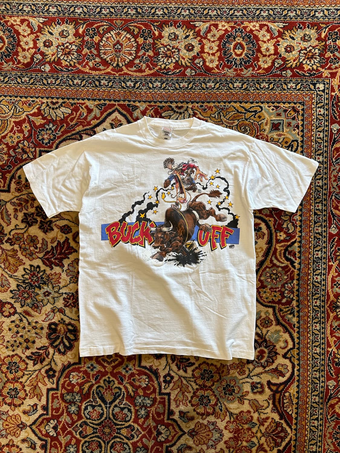 90s 프룻오브더룸 'BUCK OFF' 로데오 - XL 상품이미지1