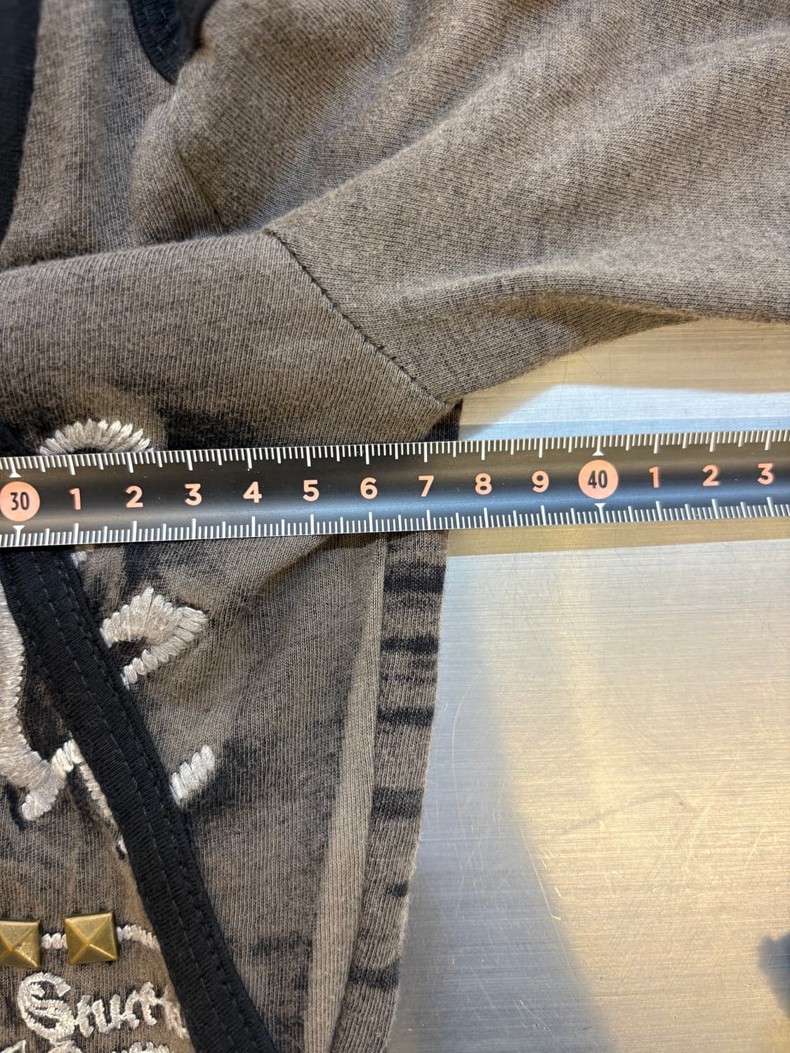 셀비지 레이스업 슬리브리스 후드 베스트 상품이미지5