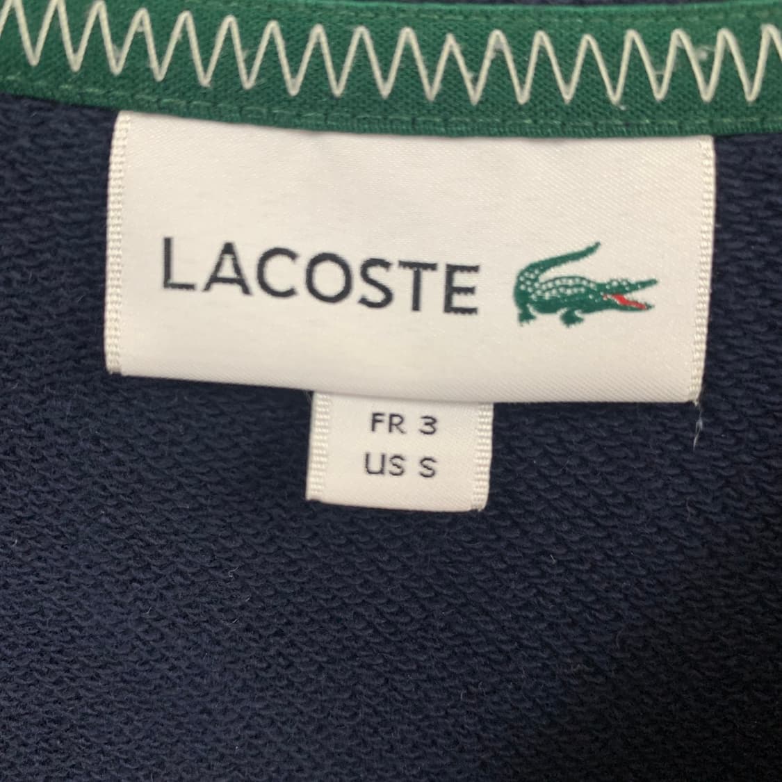 M 라코스테 로고 프린트 스웻셔츠 맨투맨 상품이미지4