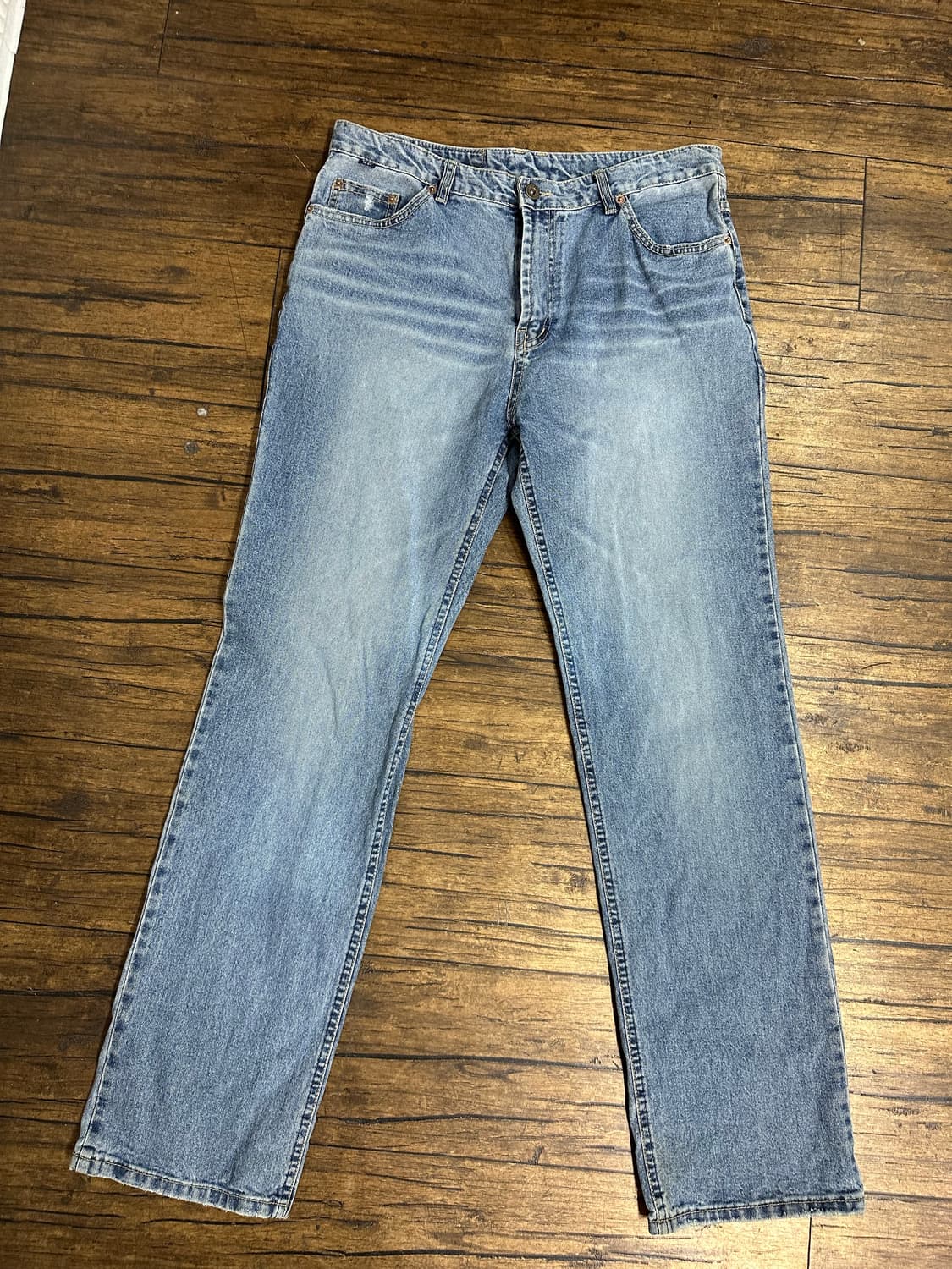 가우초진스앤코 연청 와이드핏 청바지 W34 상품이미지1