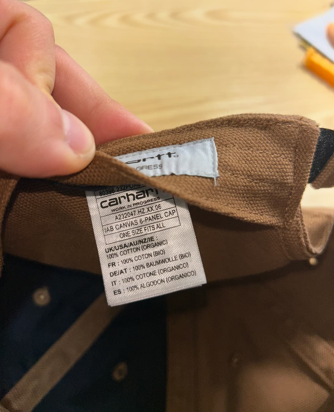 칼하트 wip 아이앱 6패널 캡 해밀턴 브라운 상품이미지6