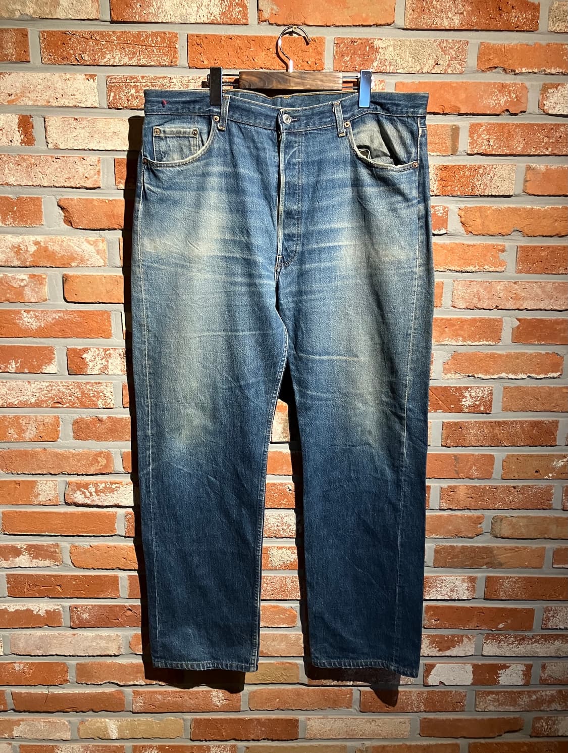 90s USA 빈티지 리바이스 501 데님 팬츠 빅사이즈 상품이미지2