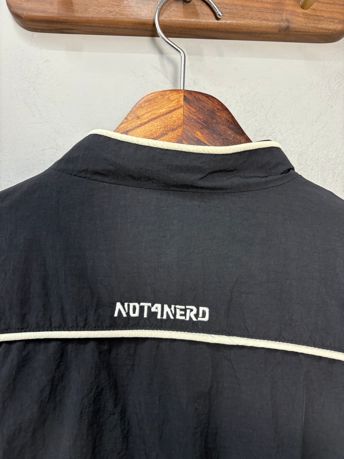 낫포너드 트라이벌 로고 나일론 레이싱자켓 A3366 상품이미지6