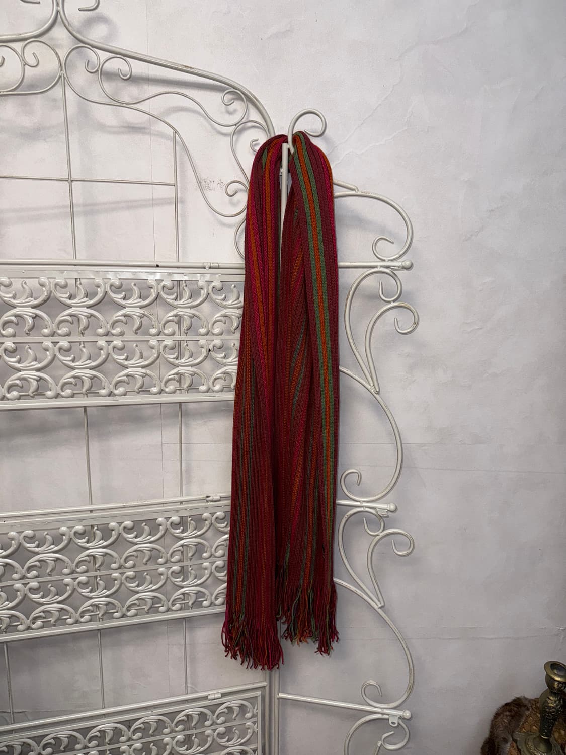 Vivid color mix stripe knit muffler 상품이미지3