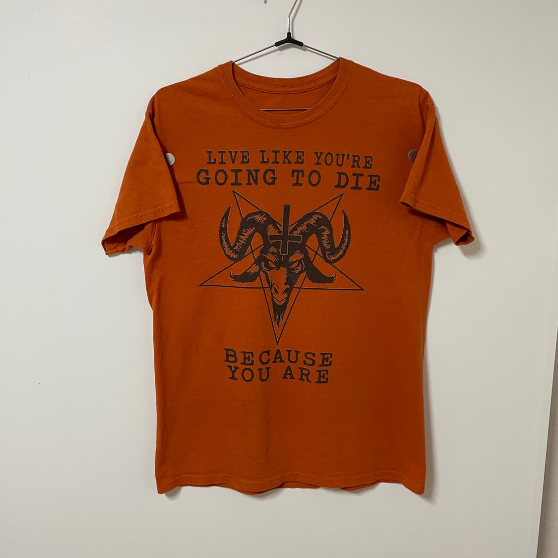 VINTAGE DEVIL ORANGE SHORT SLEEVE 상품이미지5
