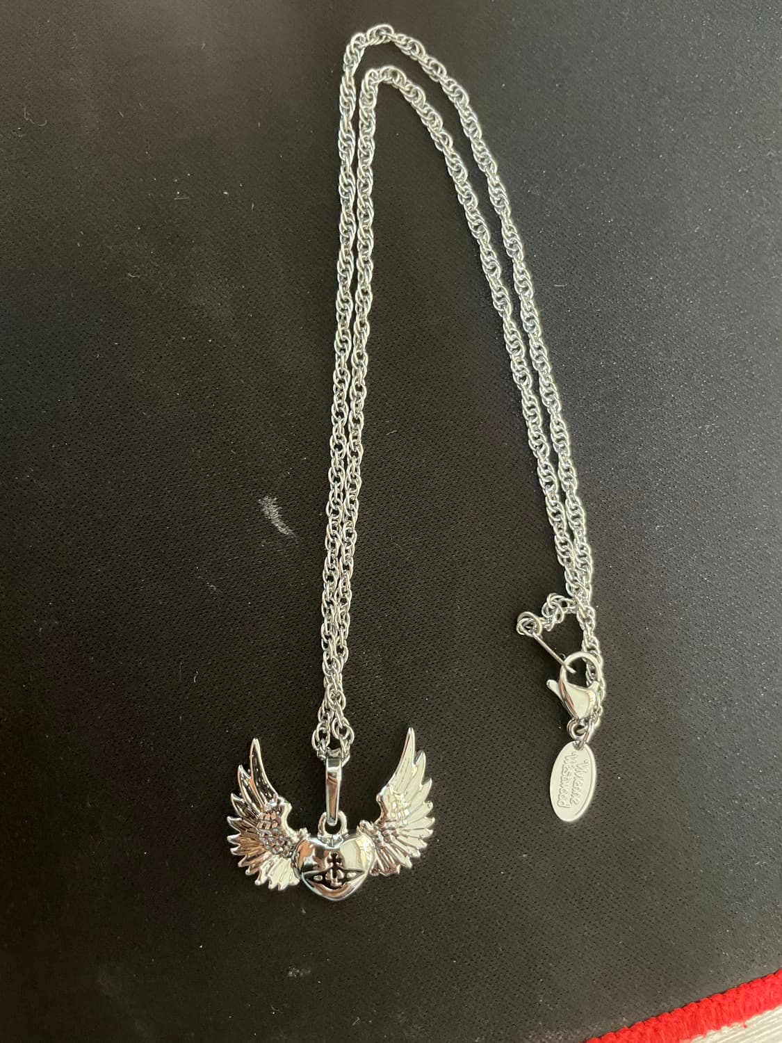 비비안웨스트우드 angle wing 목걸이 실버 상품이미지1