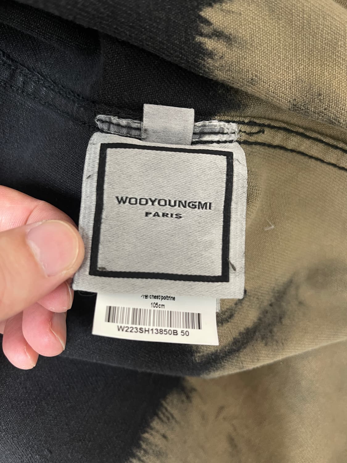 우영미 헤이즈 블리치드 데님 셔츠 자켓 상품이미지4