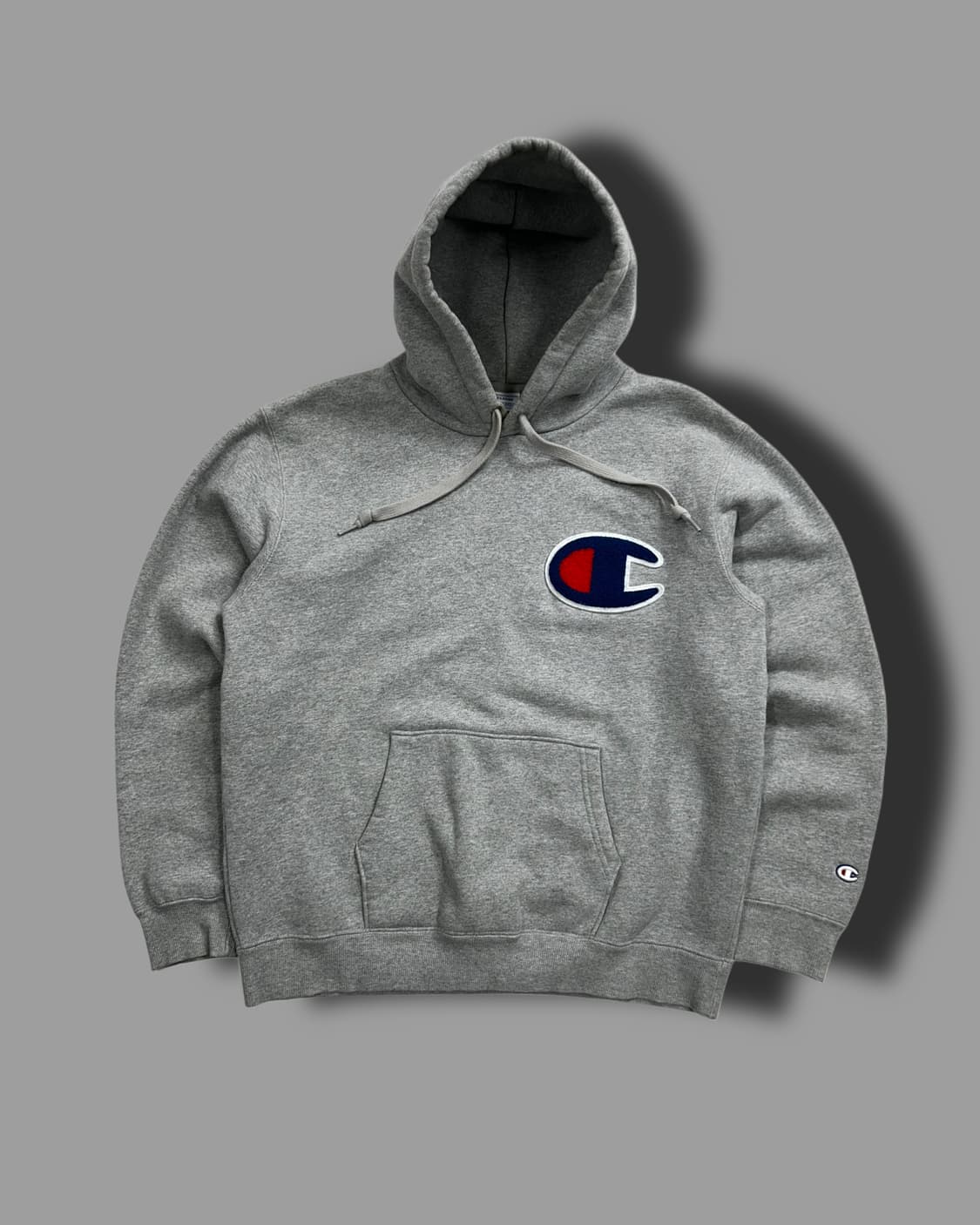 챔피온 빅C로고 그레이 후드티 XL 상품이미지4