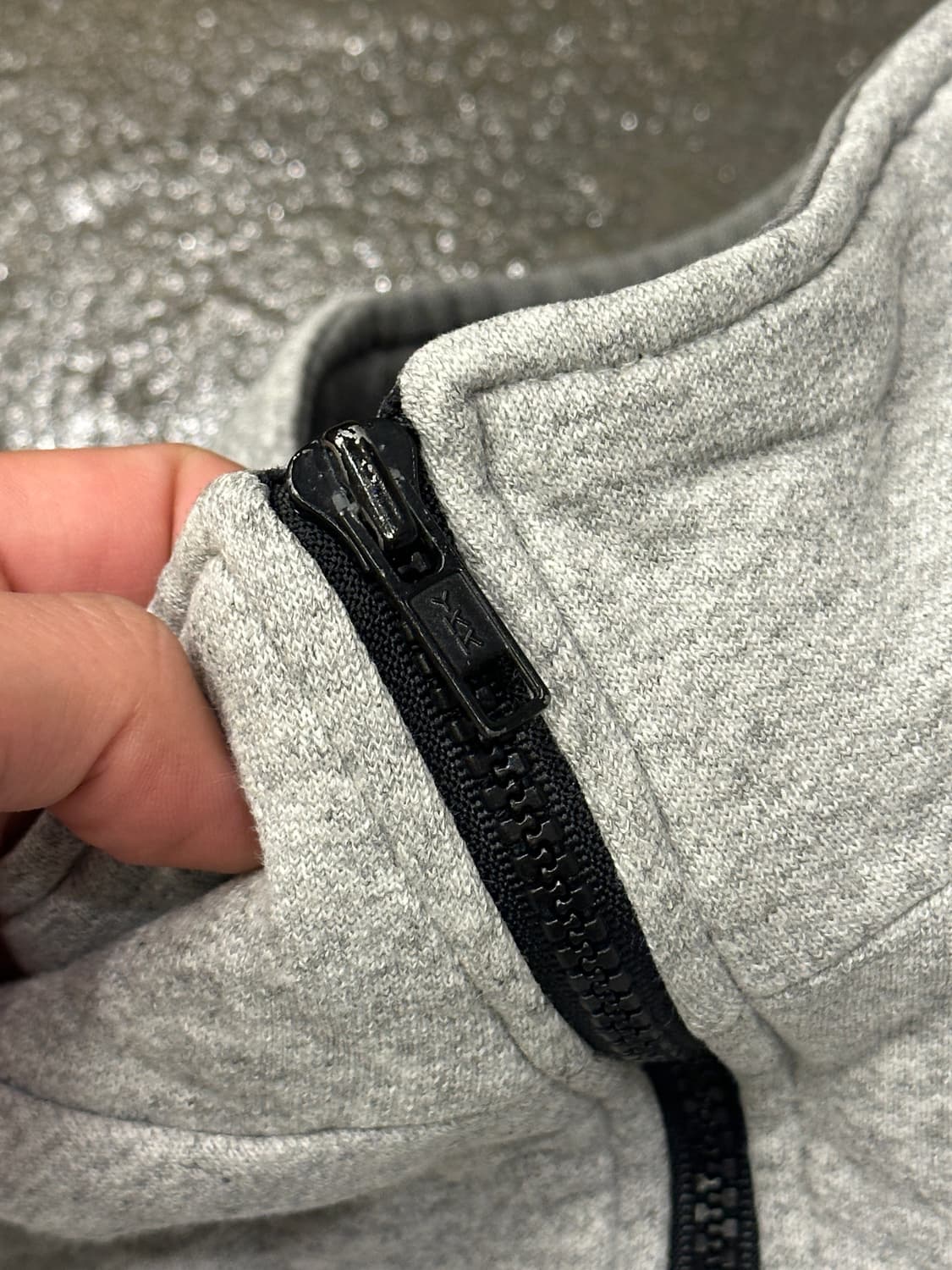 Hanes 할리데이비슨 그레이 하프집업 M 상품이미지4