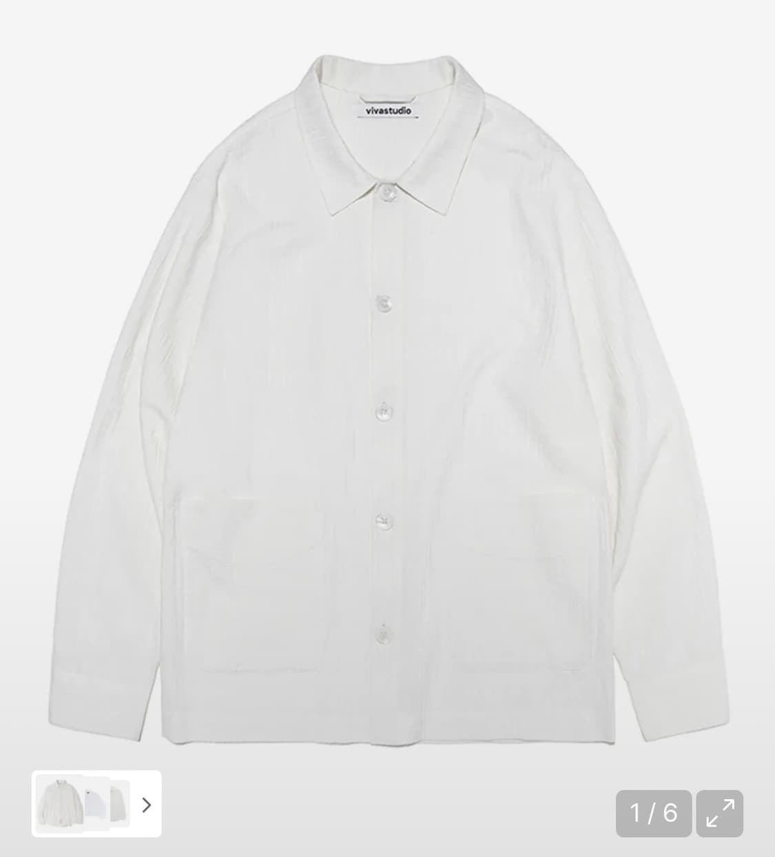 비바스튜디오 셔츠 NATURAL SHIRTS JACKET L 상품이미지4