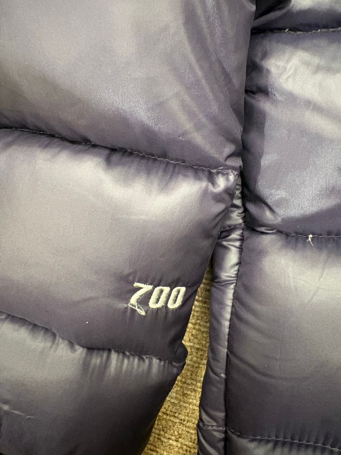 노스페이스 700 후드 다운 패딩 퍼플 95 상품이미지6