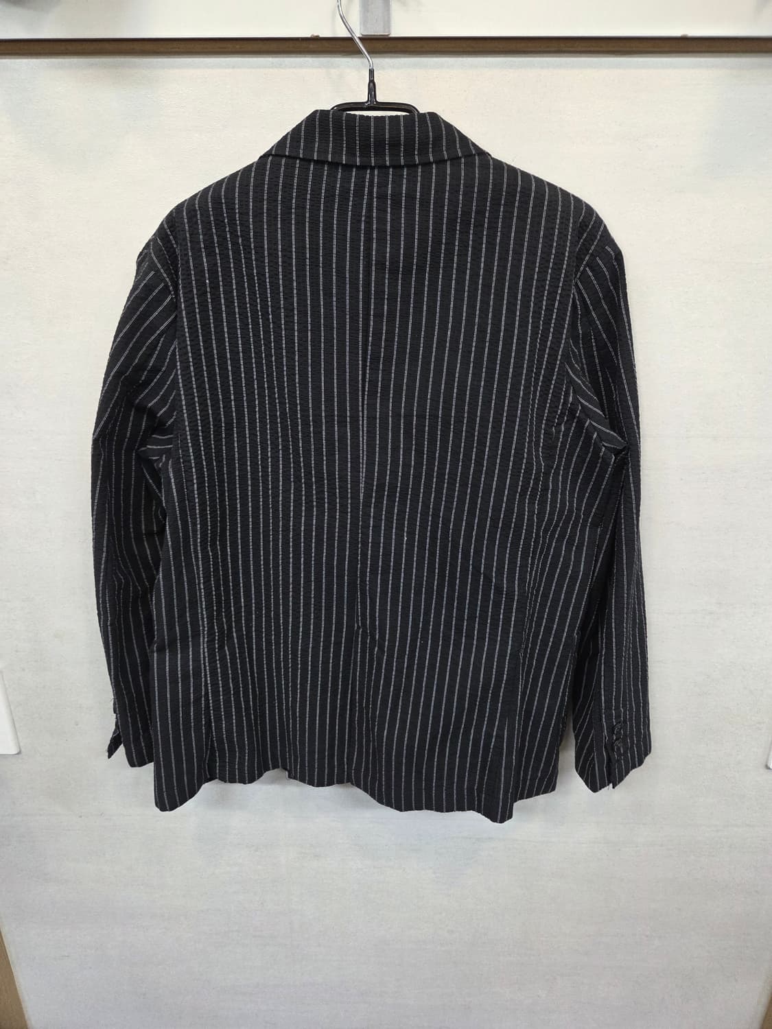 스컬프터 스트라이프 시어서커 투버튼 블레이져 자켓 프리  상품이미지2