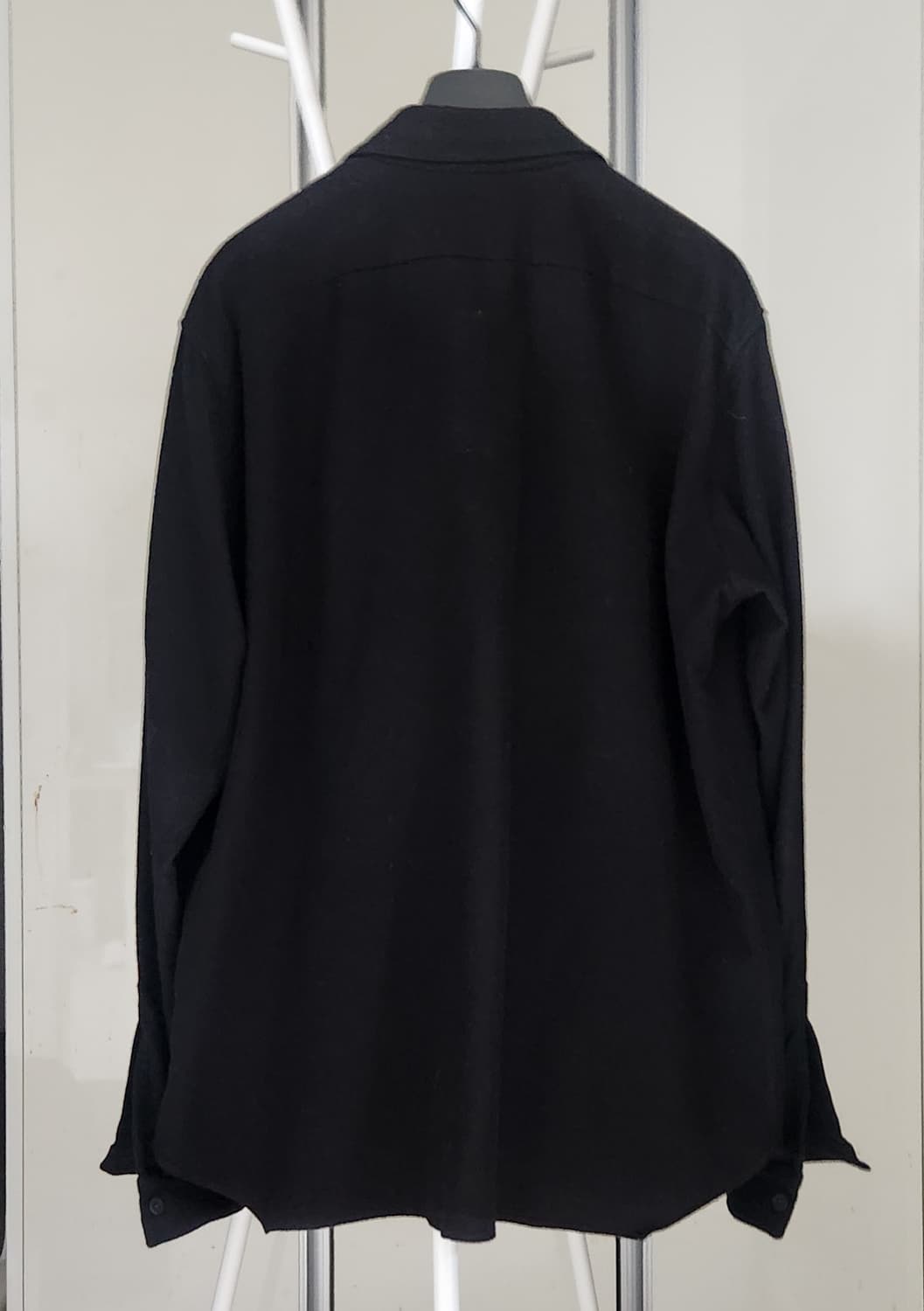 릭오웬스 블랙 플란넬 워크 셔츠 50사이즈  상품이미지4