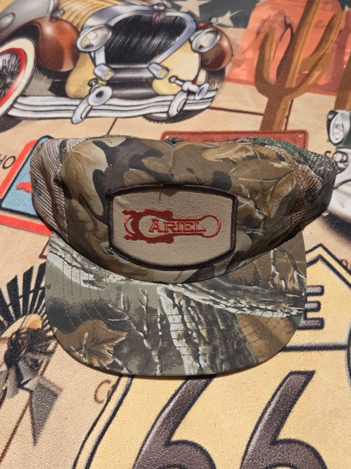 아리엘 USA 카모플라쥬 헌팅캡 상품이미지1