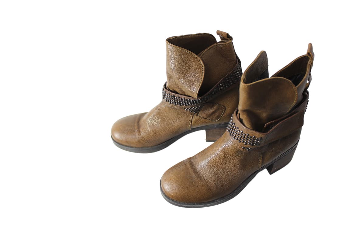 MANAS 마나스디자인 레더 스트랩 레더 부츠 상품이미지8