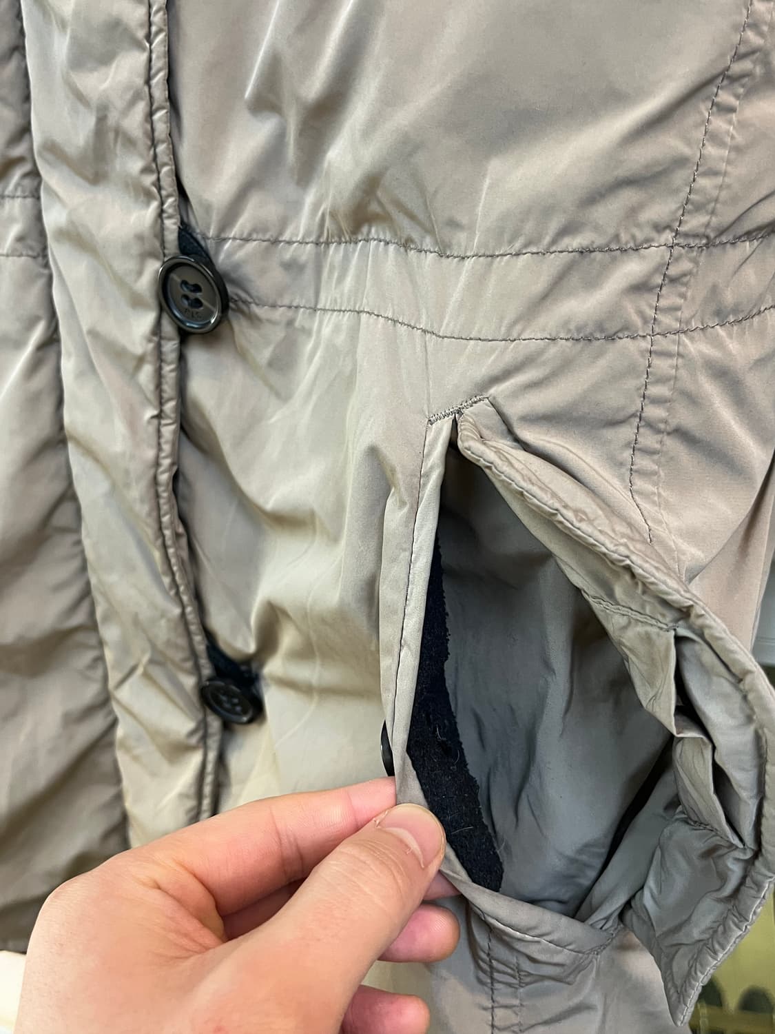 313 베이지 덕다운 투웨이 파카 2(IT42) 상품이미지4