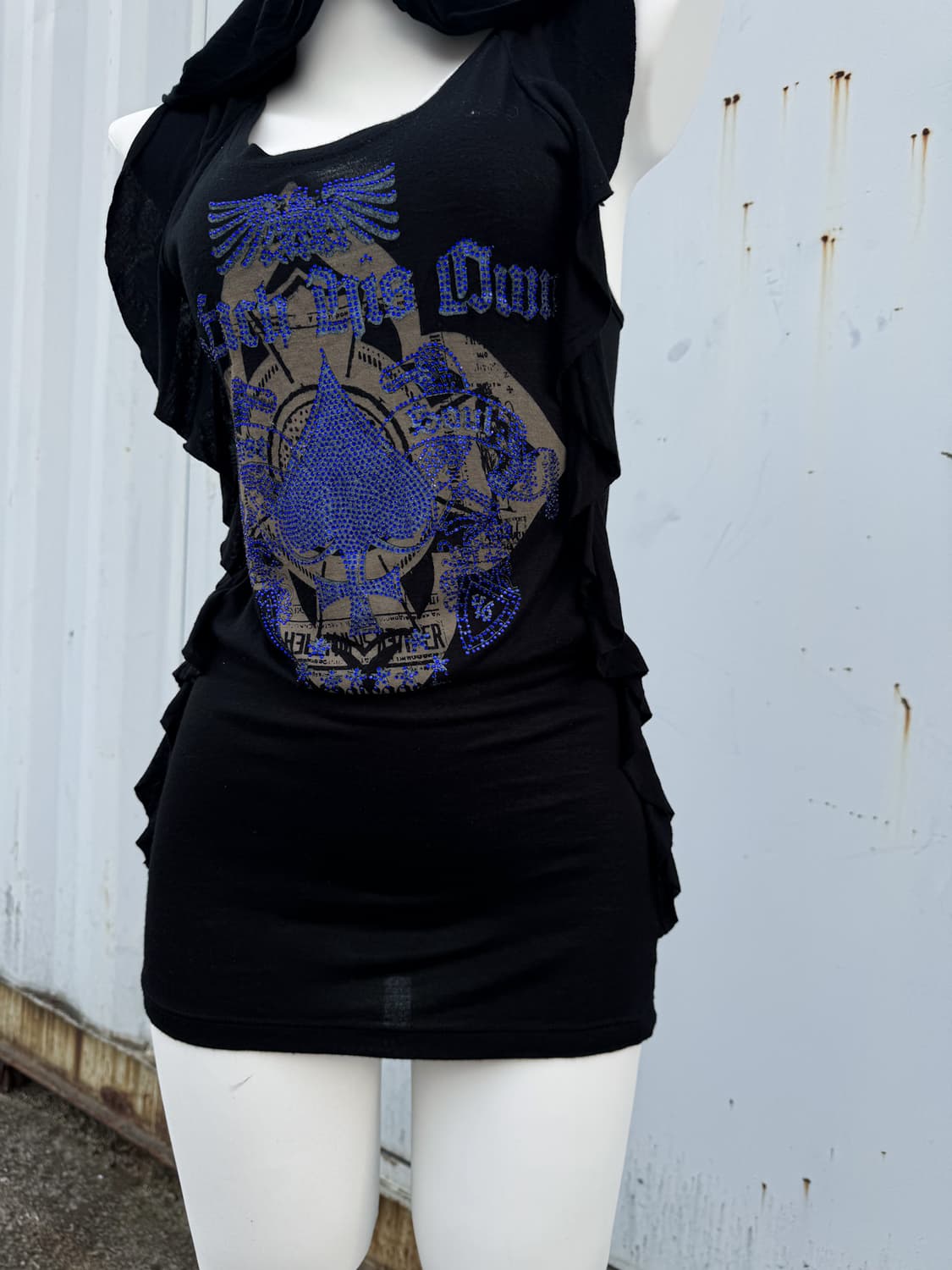 Salvage fril mini dress 상품이미지3