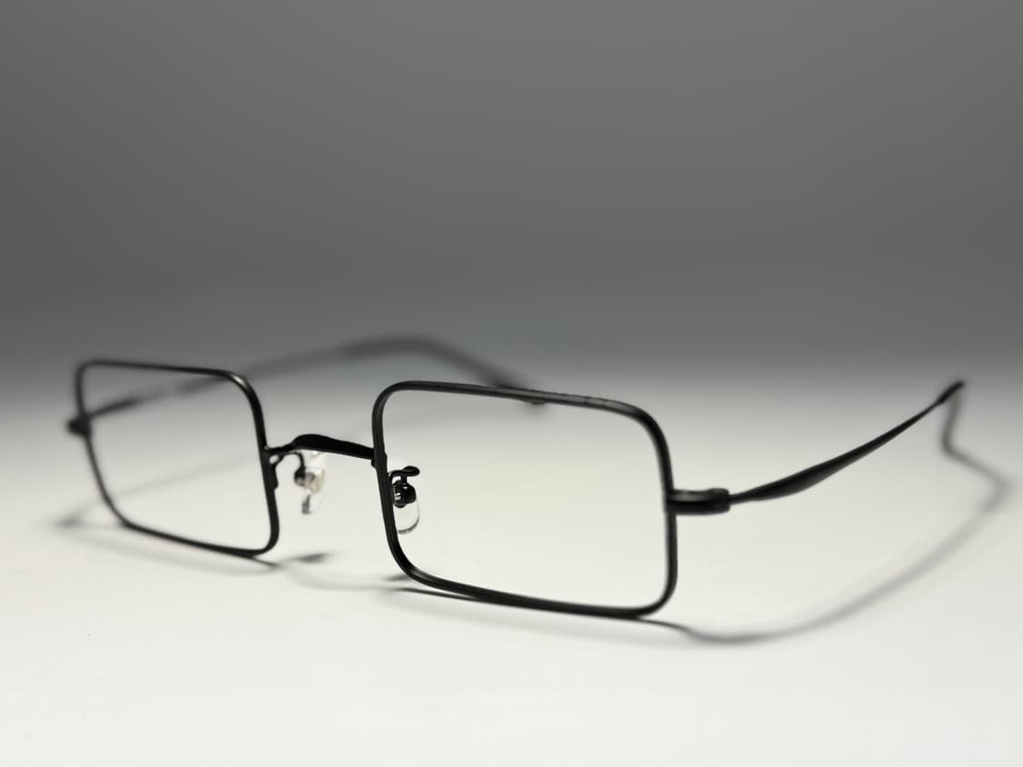 EFFECTOR 이펙터 새들 스퀘어 매트블랙 티타늄 일본제 안경 0104 상품이미지1