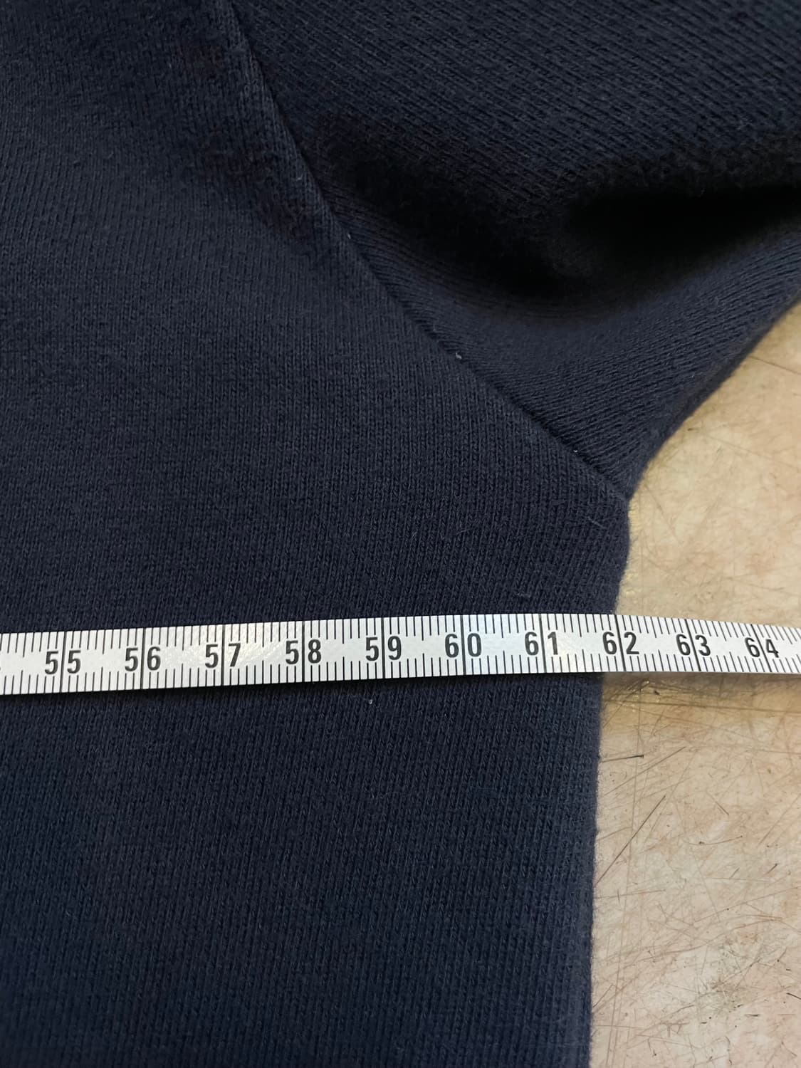 ami 아미 스몰하트 맨투맨 XL 네이비:) 면100% 상품이미지9