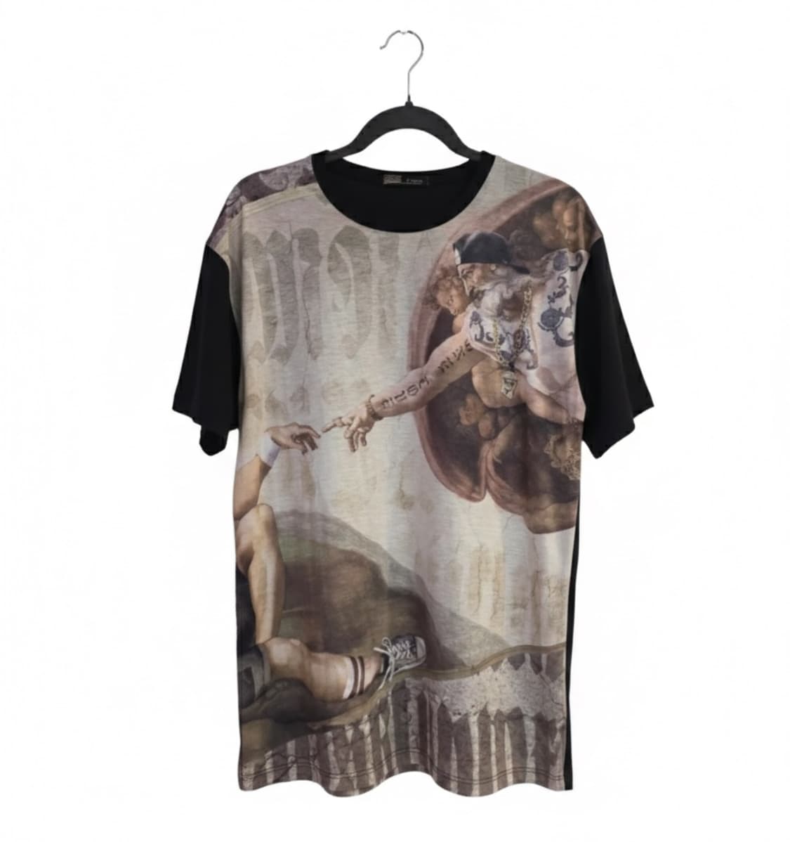 Crank 크랭크 아담 프린팅 반팔 티셔츠 L 상품이미지1