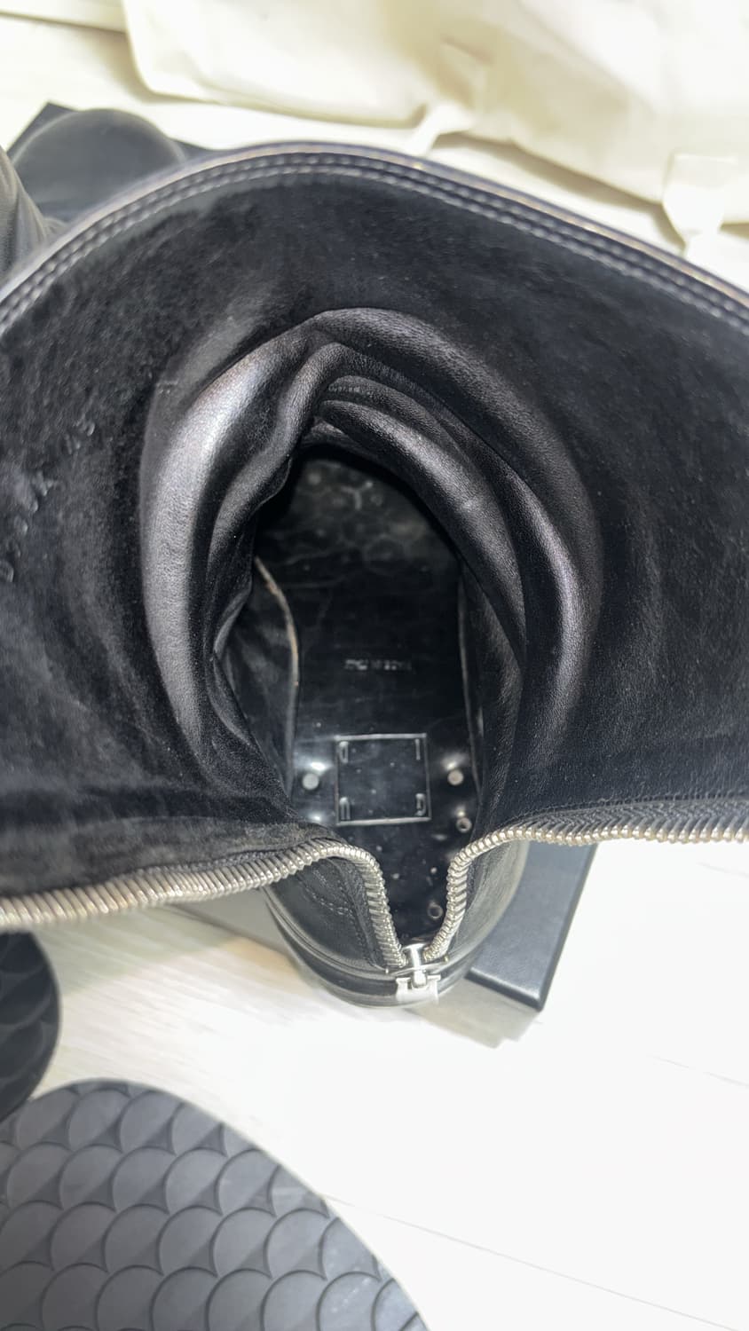 구이디 988 백지퍼 레더부츠 43사이즈 상품이미지5