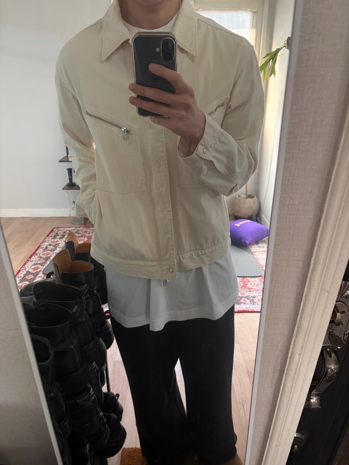 (2) 논네이티브 워커 블루종 아이보리 상품이미지6