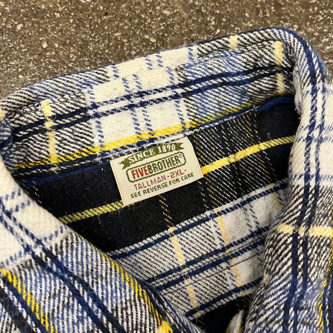 Five brother 헤비 플란넬 셔츠 (110) 상품이미지6