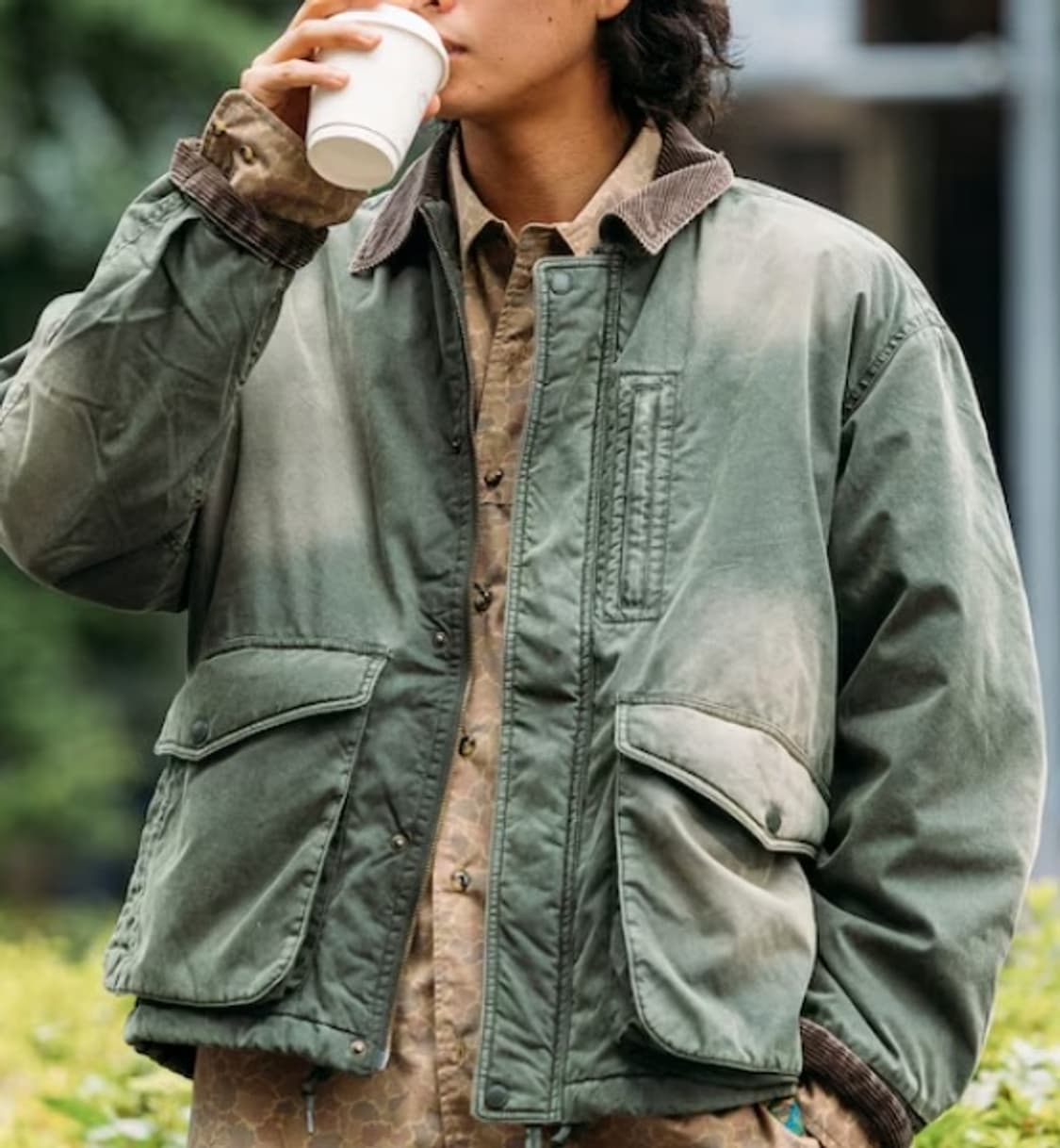 프릭스스토어 - 빈티지 코튼 블루종 상품이미지3