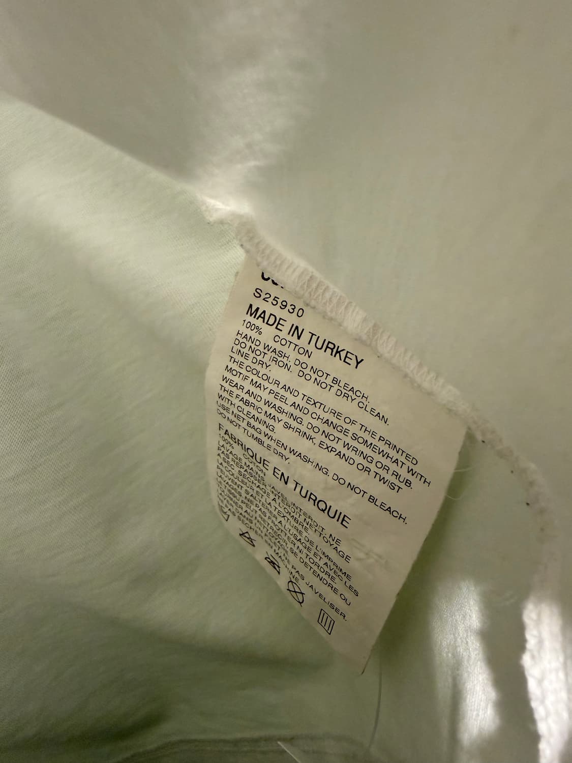 꼼데가르송 반팔티 s 상품이미지4