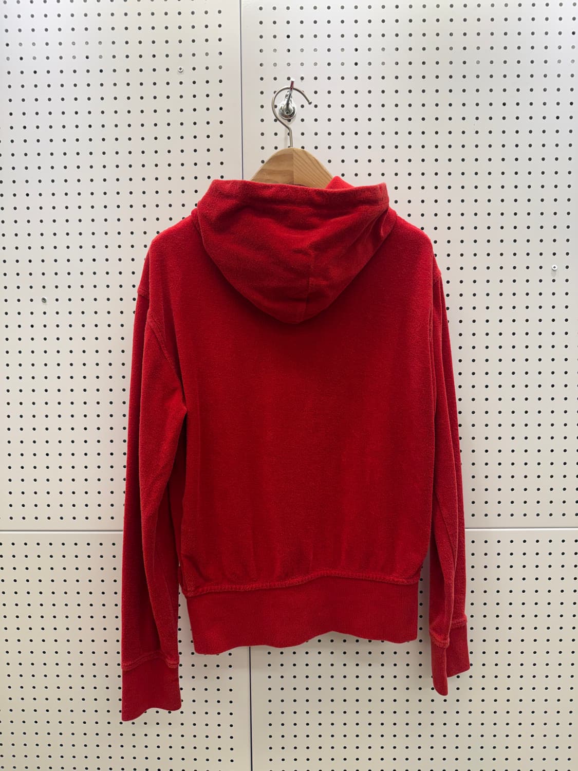 폴로 랄프로렌 벨벳 레드 포니 후드 집업 U755 상품이미지3