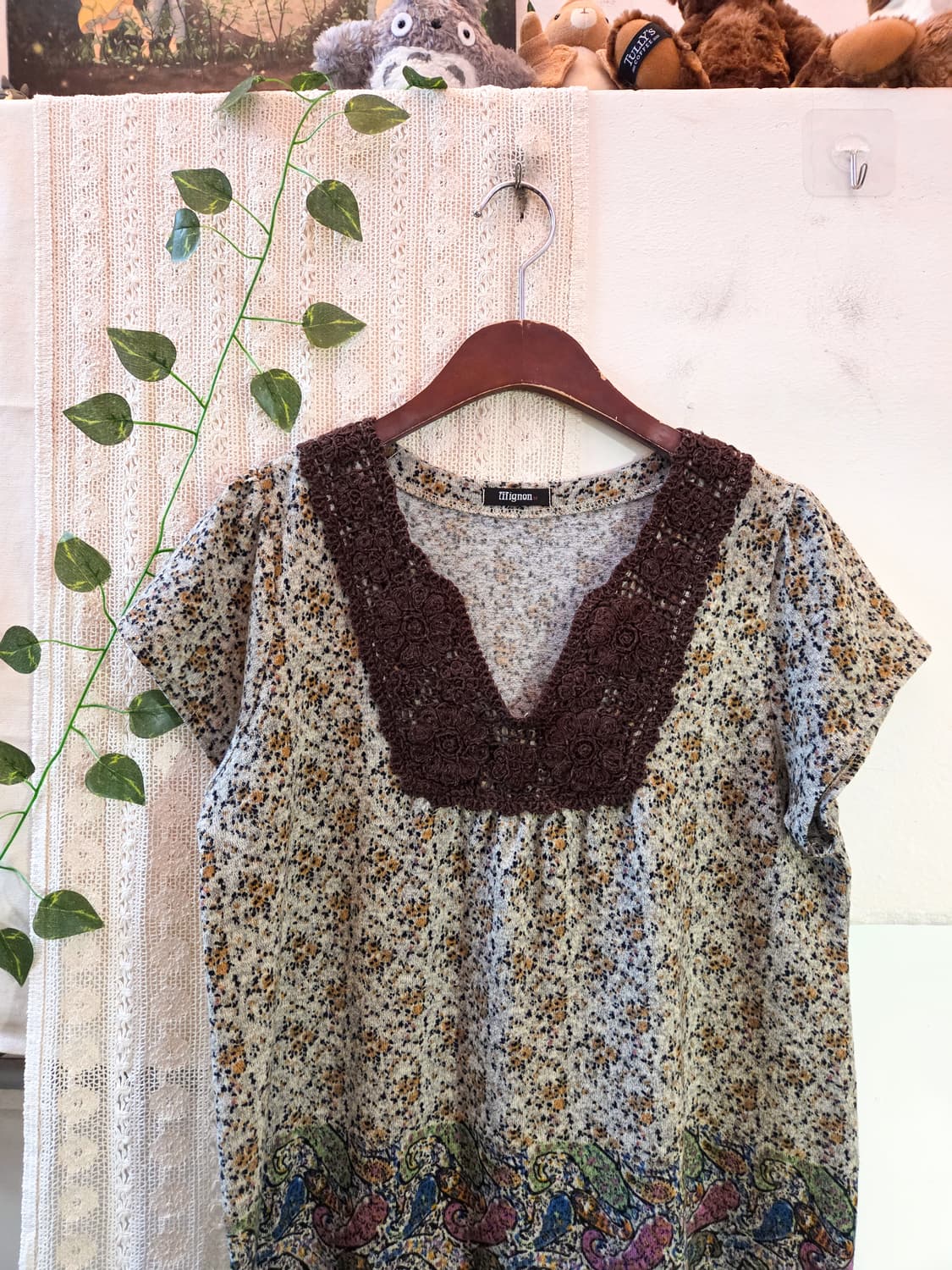 에스닉 패턴 반팔 원피스 상품이미지2