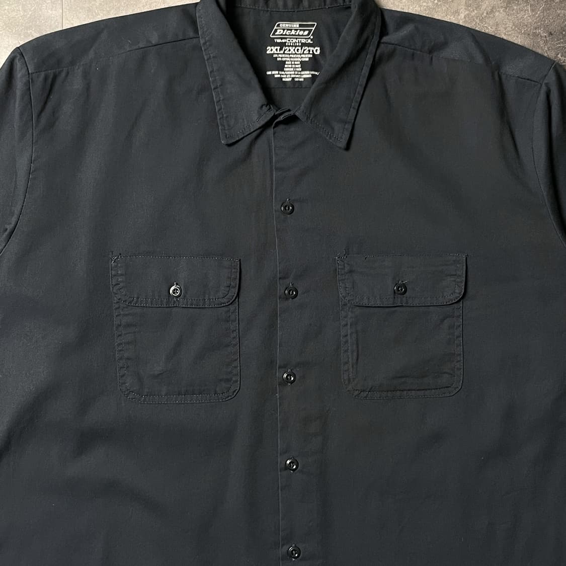 DICKIES 디키즈 빈티지 네이비 플랩포켓 워크 셔츠 A01070 상품이미지3