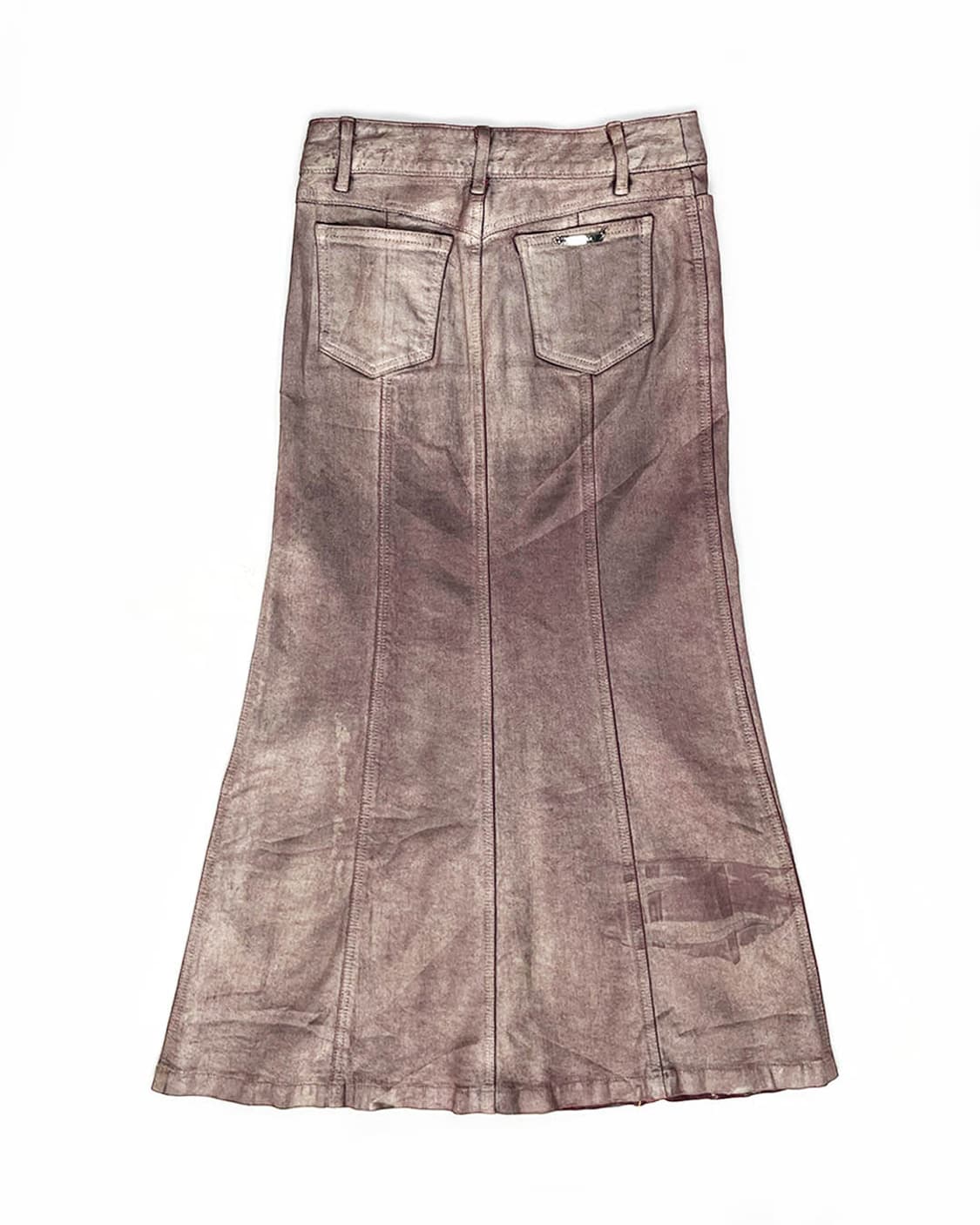 vintage 메탈릭 코팅 스커트 상품이미지2