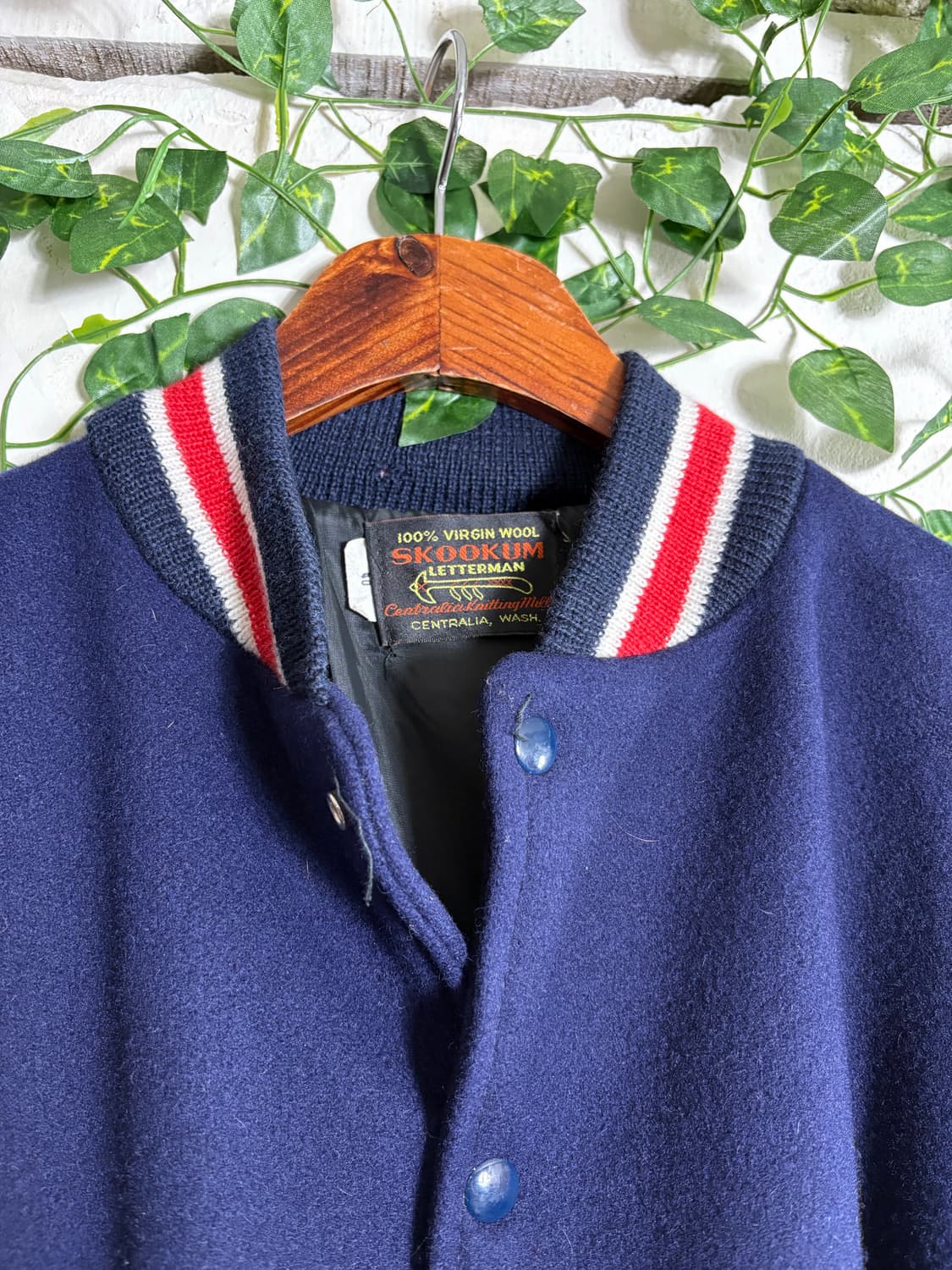 빈티지 바시티 자켓 상품이미지6