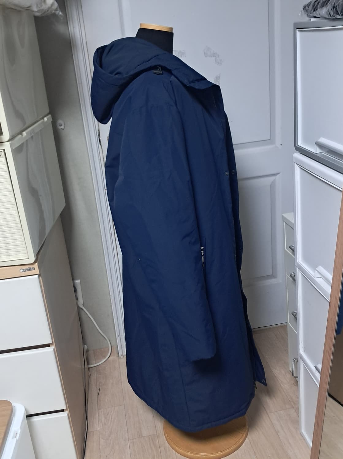 언더아머 네이비 남성 롱패딩 L사이즈(약100~105)상태상급 상품이미지4