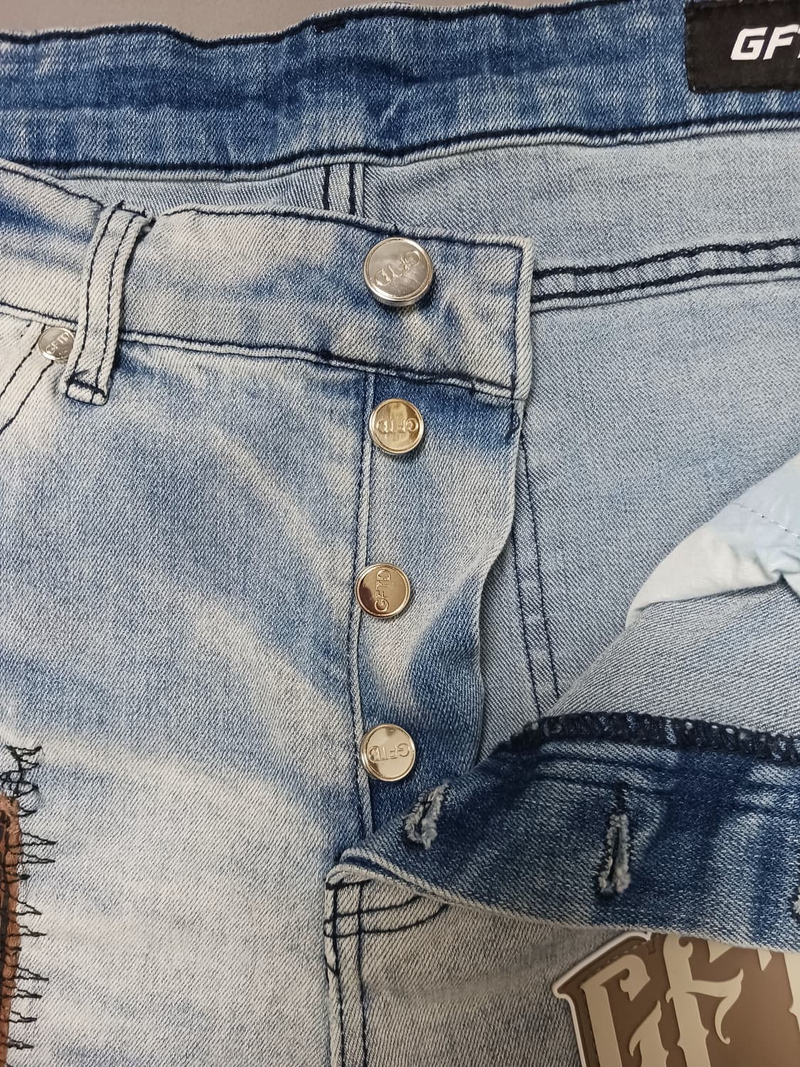 [36] GFTD 로스앤젤레스 패치워크 스키니진 청바지 기프티드 상품이미지6