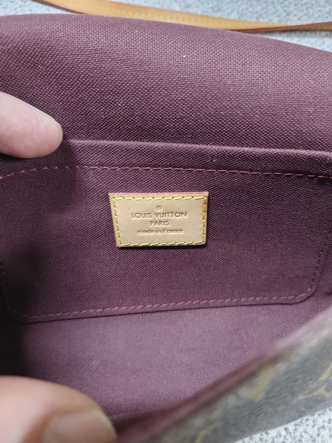 정품 루이비통 페이보릿 pm 크로스백 클러치백 상품이미지8