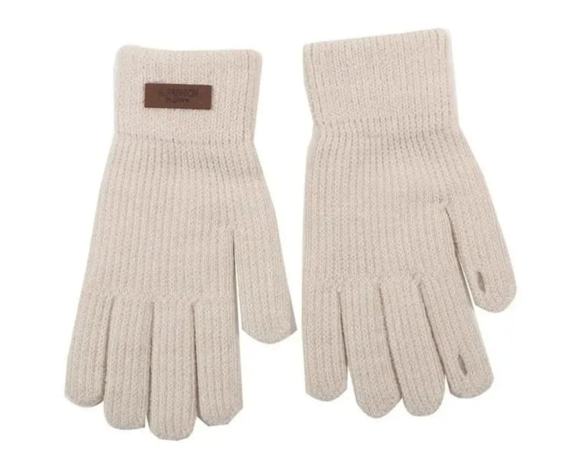 니트 스마트폰터치 겨울장갑(베이지) 상품이미지4