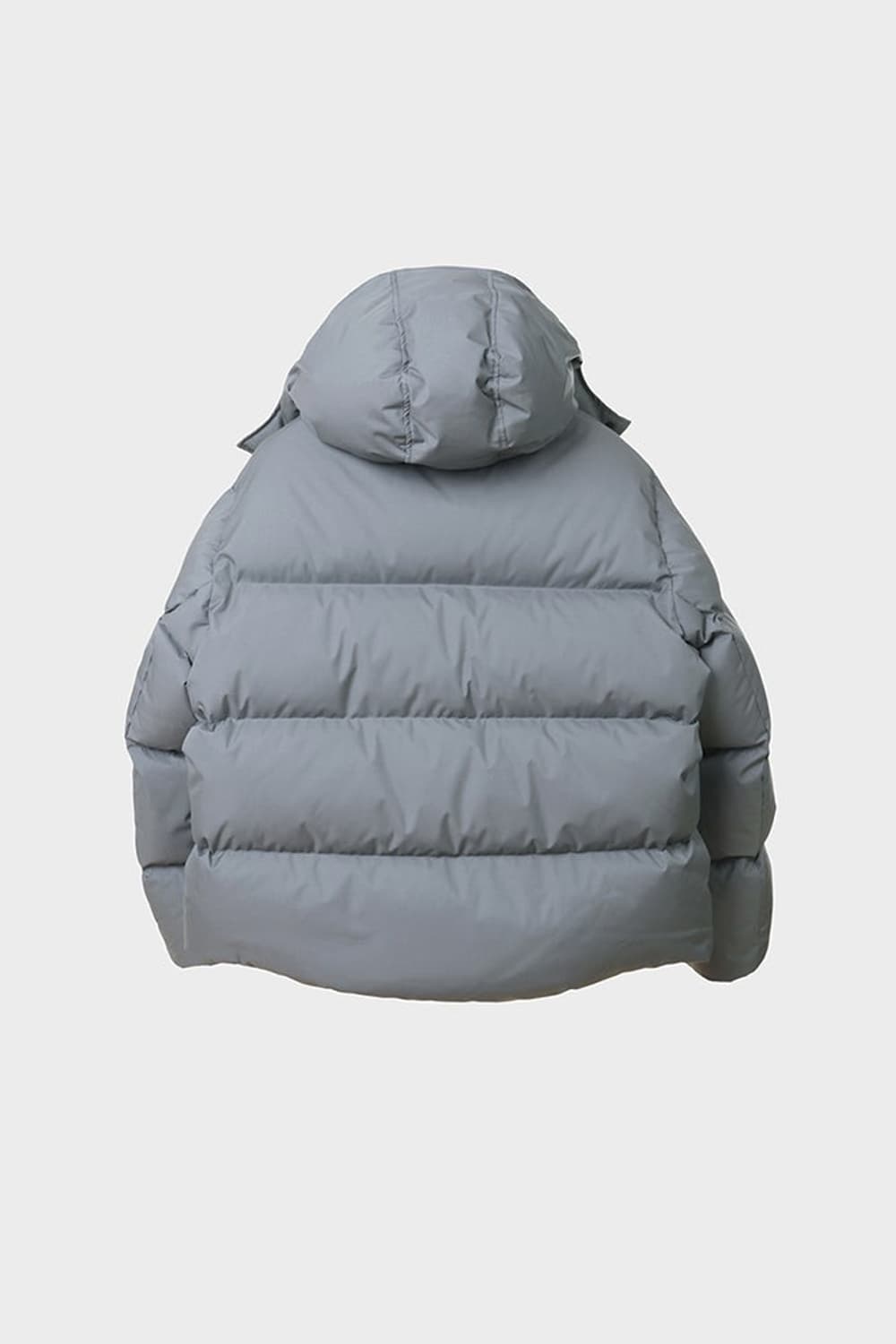 [M] 더티셔츠뮤지엄 덕다운 숏패딩 그레이 상품이미지2