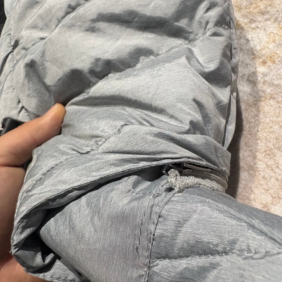 노스페이스 구스다운 경량패딩 후드 상품이미지6